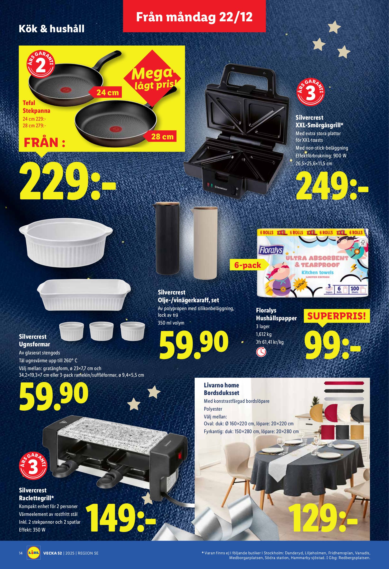 lidl - Lidl-reklambladet giltigt från 22/12 - 28/12 - page: 14
