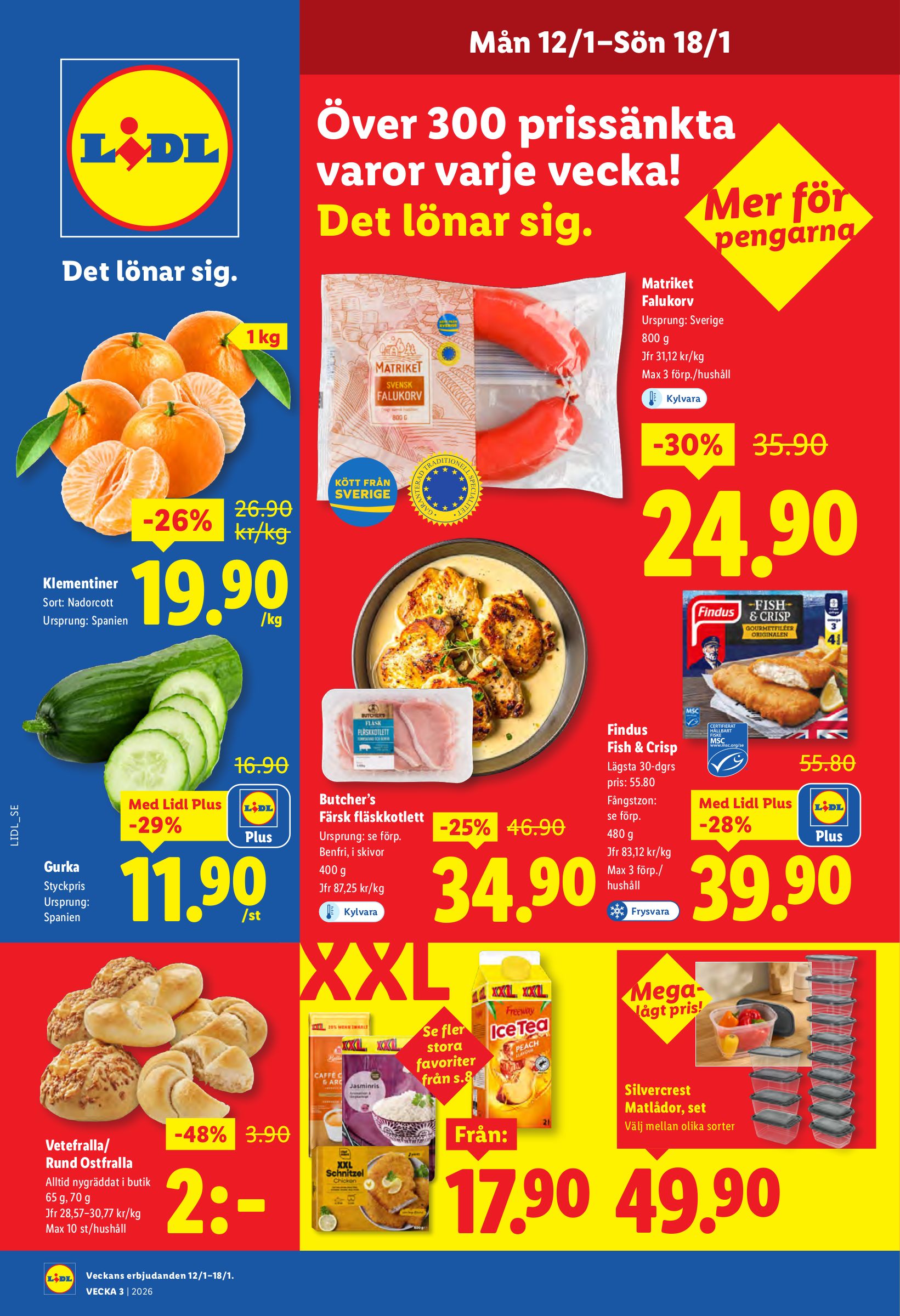 lidl - Lidl-reklambladet giltigt från 12/01 - 18/01