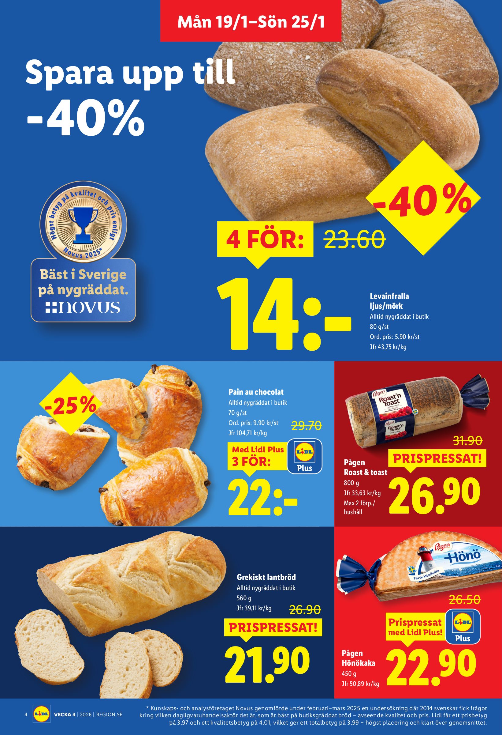 lidl - Lidl-reklambladet giltigt från 19/01 - 25/01 - page: 4
