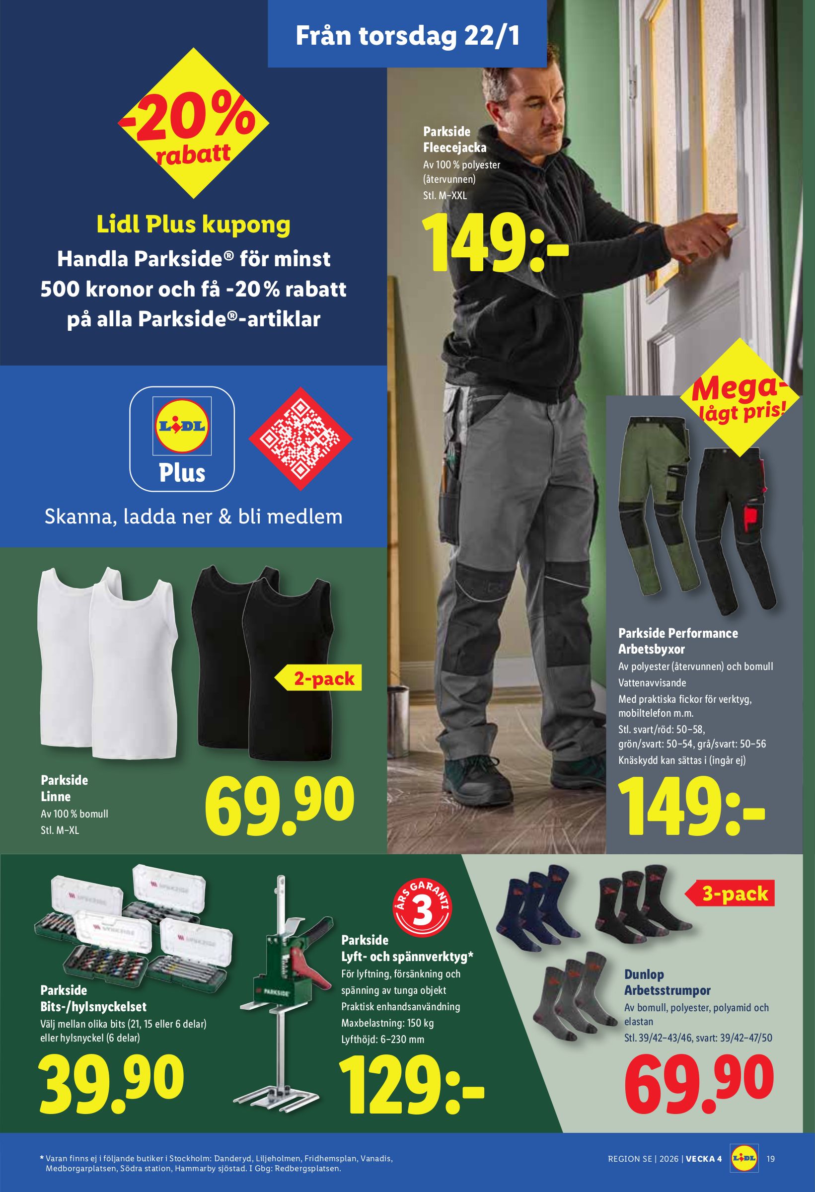 lidl - Lidl-reklambladet giltigt från 19/01 - 25/01 - page: 22
