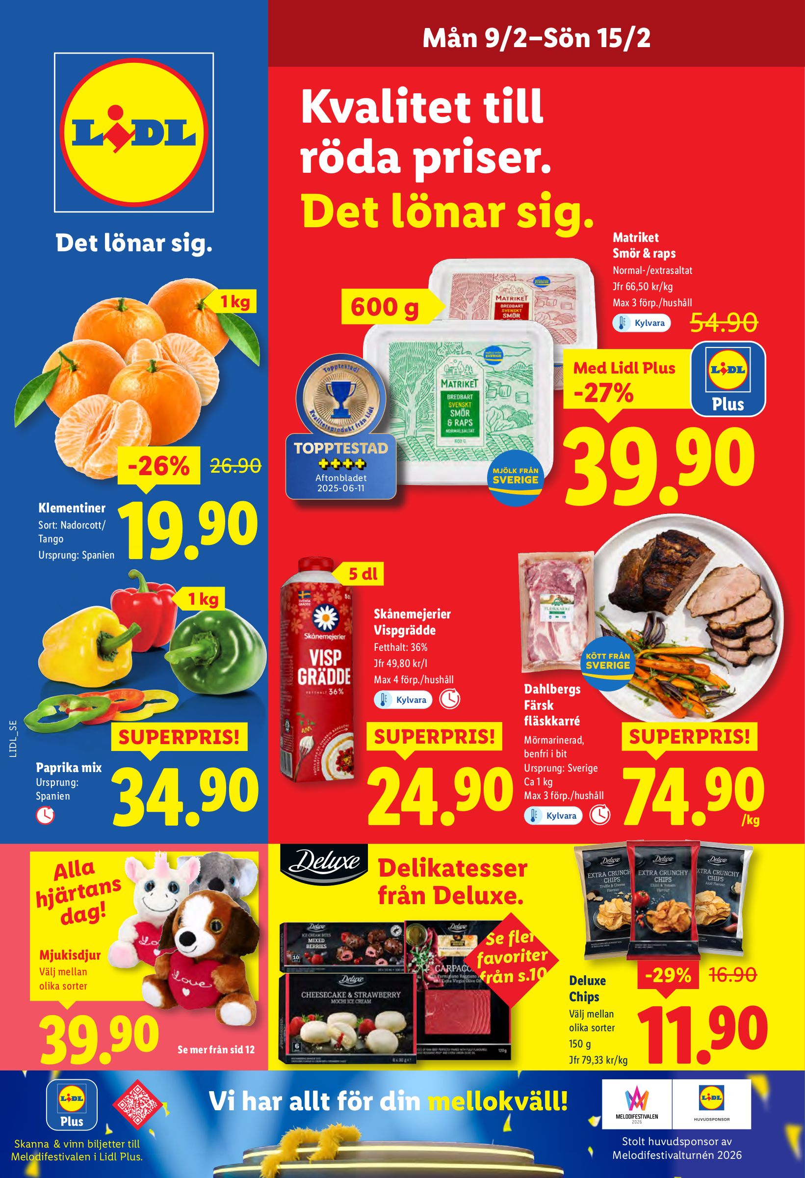 lidl - Lidl-reklambladet giltigt från 09/02/2026 - 15/02/2026 - page: 1