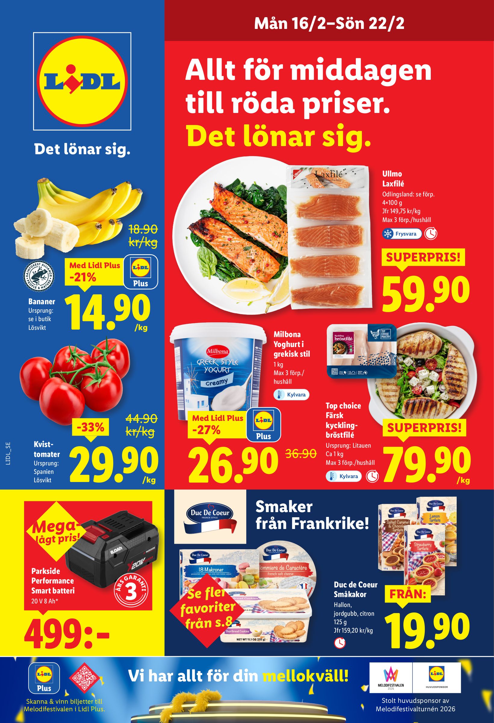 lidl - Lidl-reklambladet giltigt från 16/02/2026 - 22/02/2026
