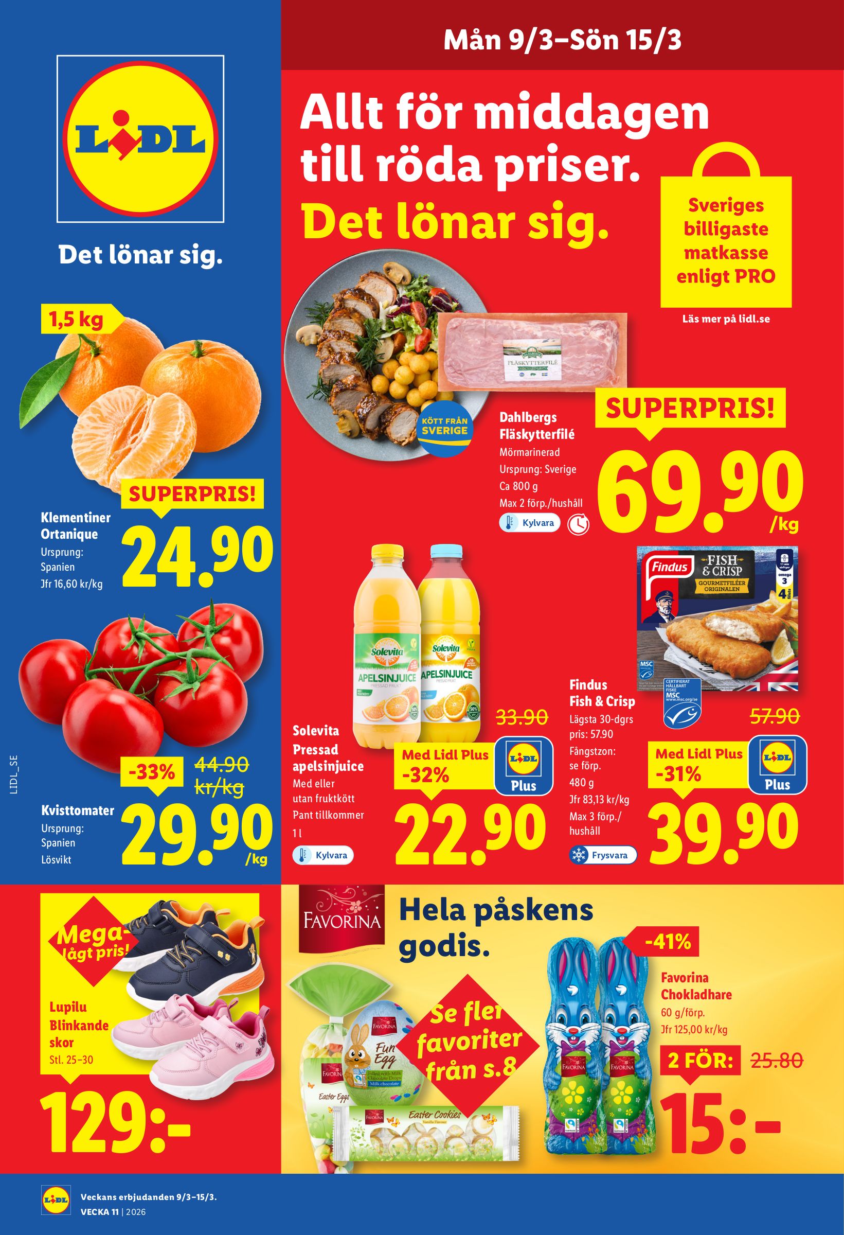 lidl - Lidl-reklambladet giltigt från 09/03/2026 - 15/03/2026 - page: 1