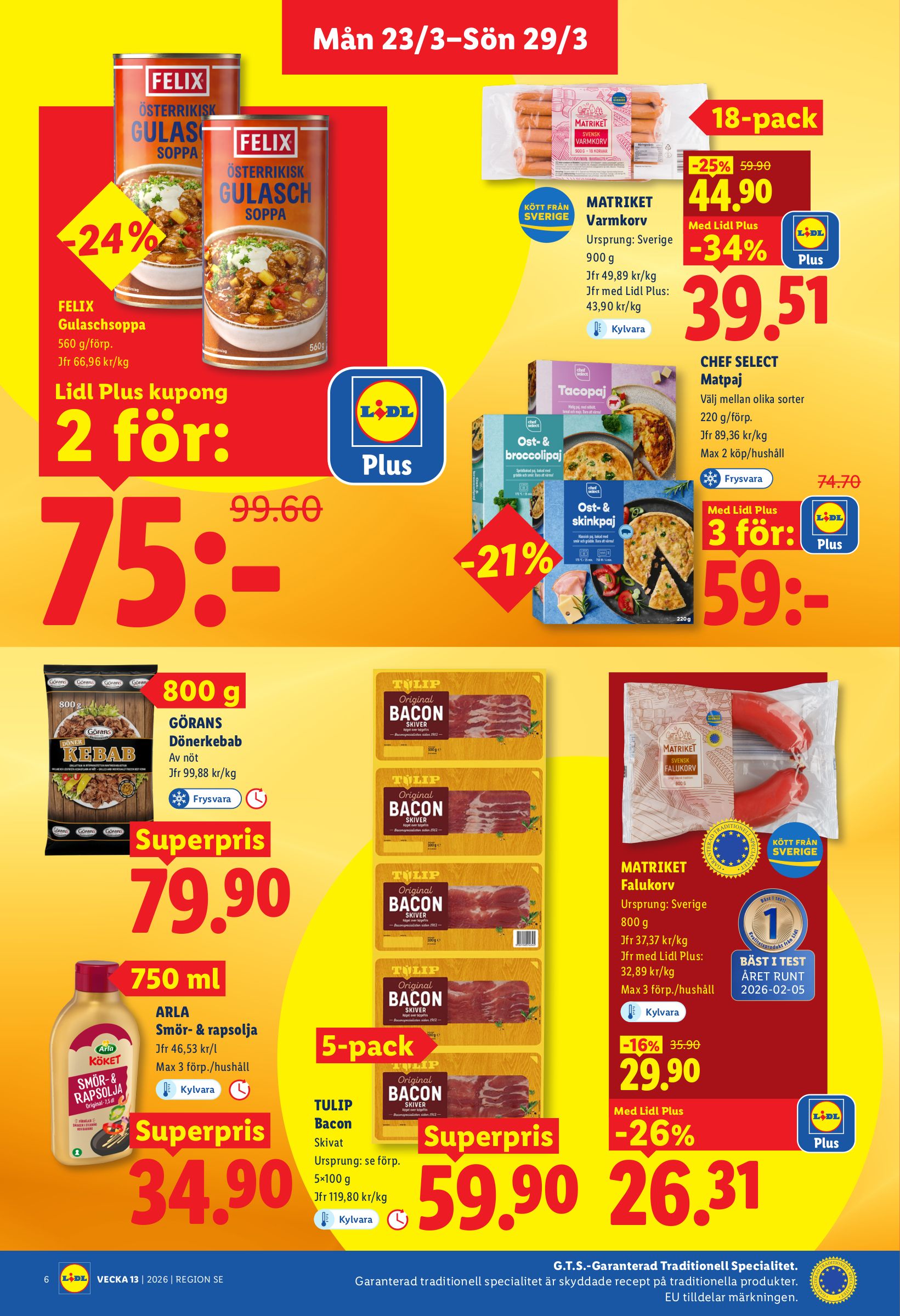 lidl - Lidl-reklambladet giltigt från 23/03/2026 - 29/03/2026 - page: 6
