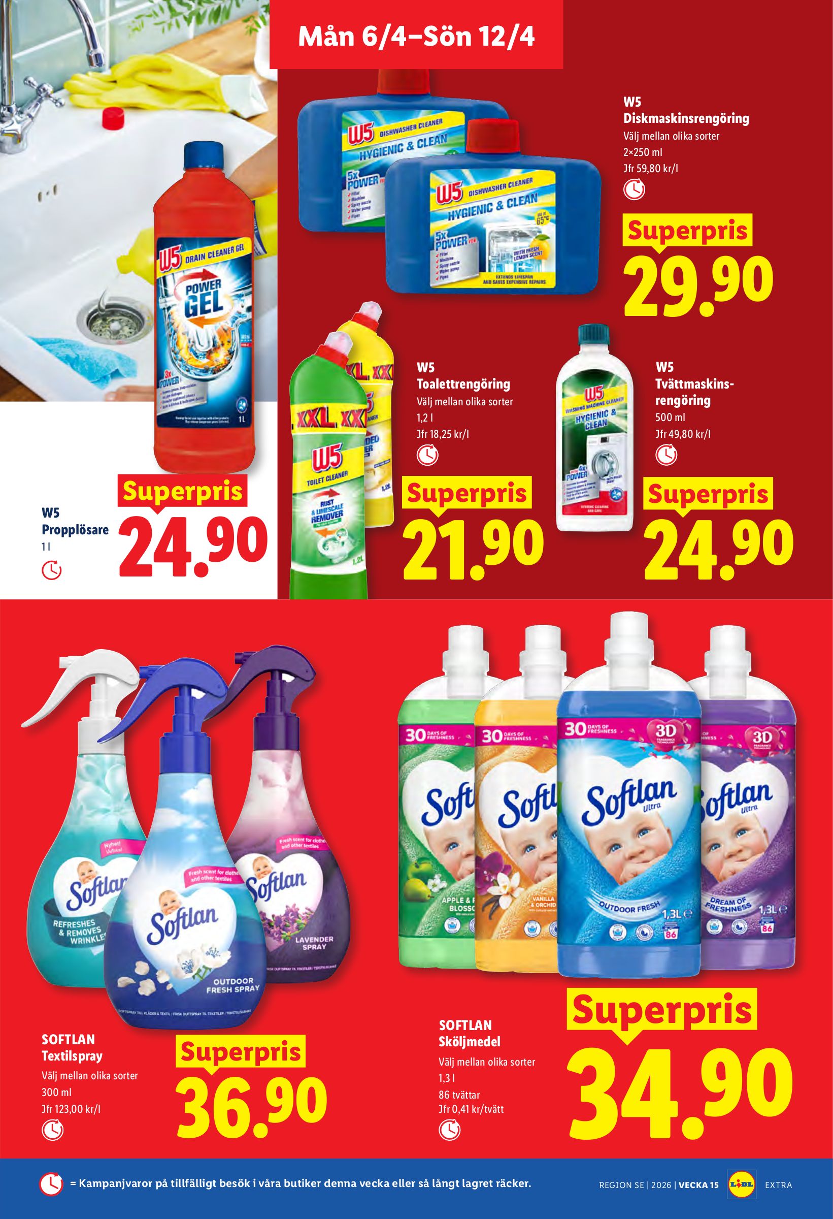 lidl - Aktuellt Lidl reklamblad giltigt från måndag 06/04/2026 till söndag 12/04/2026 - page: 15