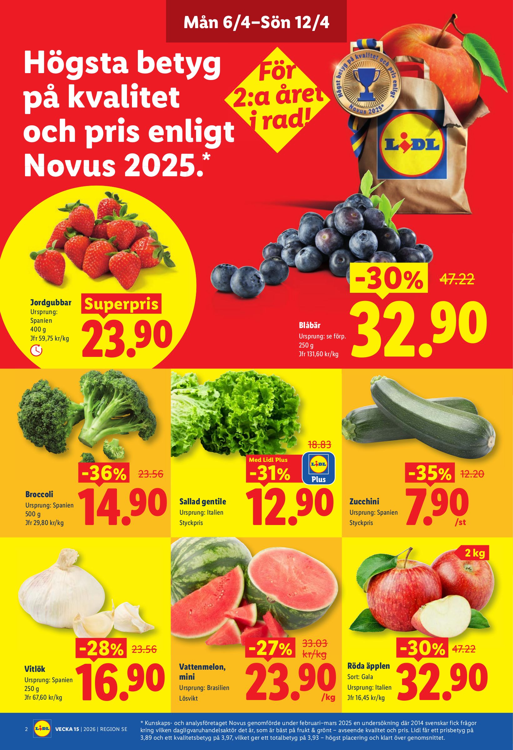 lidl - Aktuellt Lidl reklamblad giltigt från måndag 06/04/2026 till söndag 12/04/2026 - page: 2