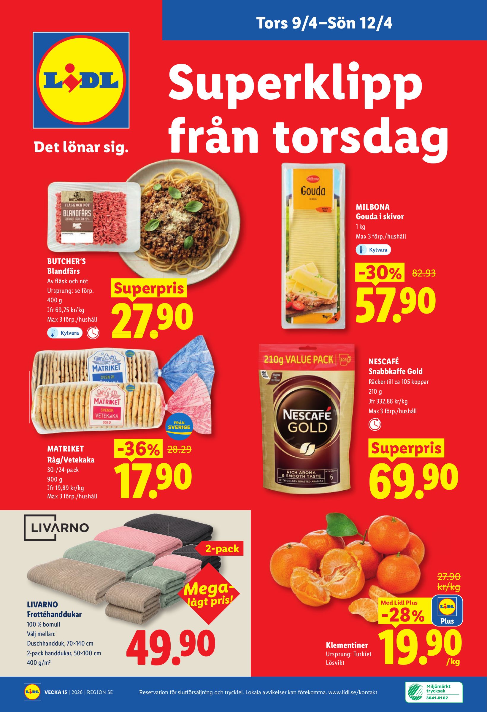 lidl - Aktuellt Lidl reklamblad giltigt från måndag 06/04/2026 till söndag 12/04/2026 - page: 30