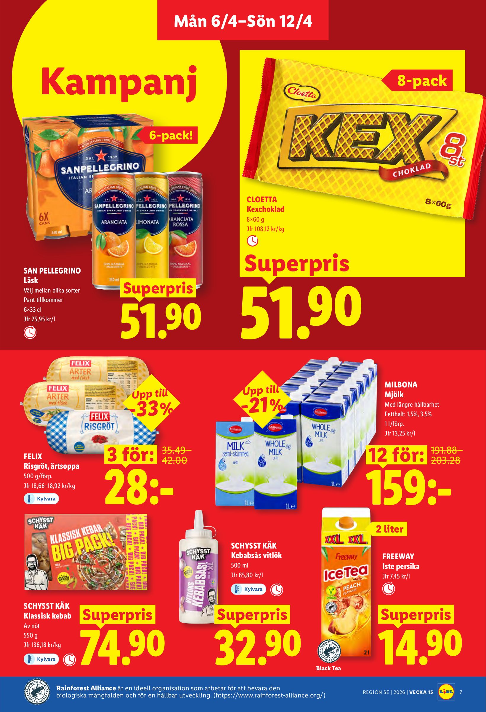 lidl - Aktuellt Lidl reklamblad giltigt från måndag 06/04/2026 till söndag 12/04/2026 - page: 8