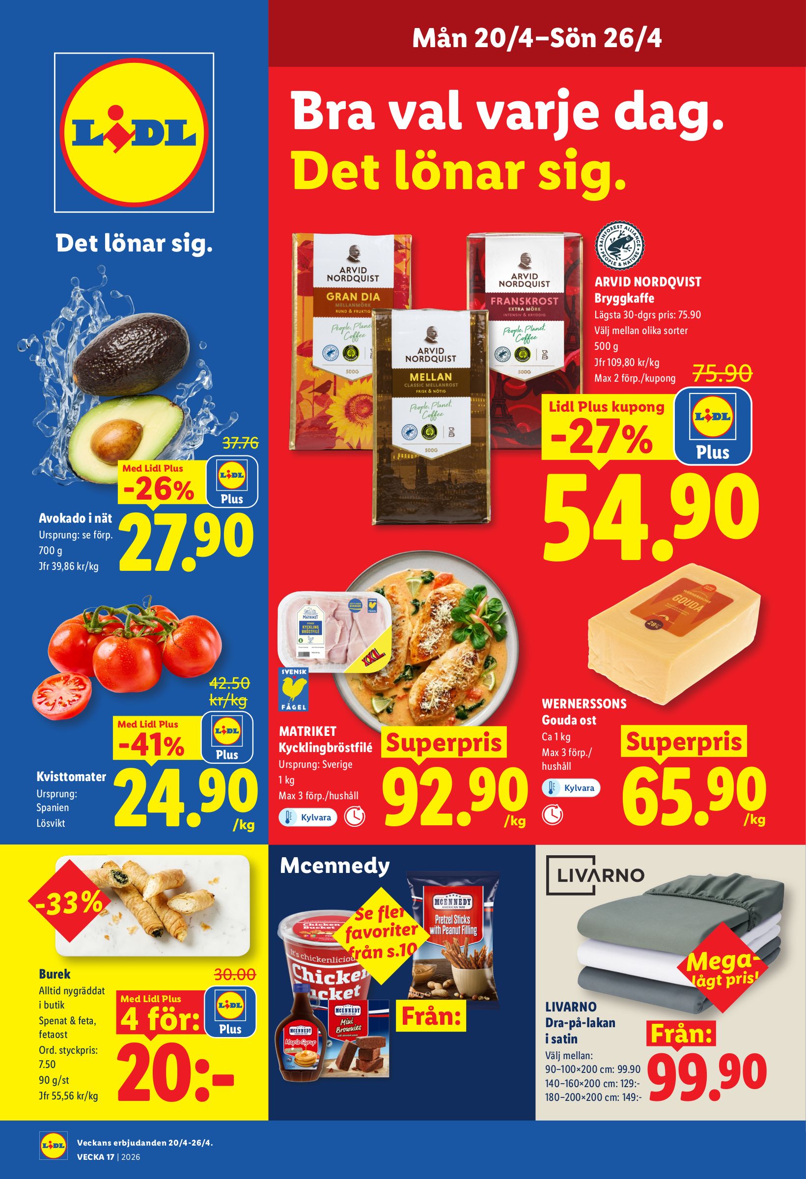 lidl - Lidl reklamblad för nästa vecka från måndag 20/04/2026 till söndag 26/04/2026