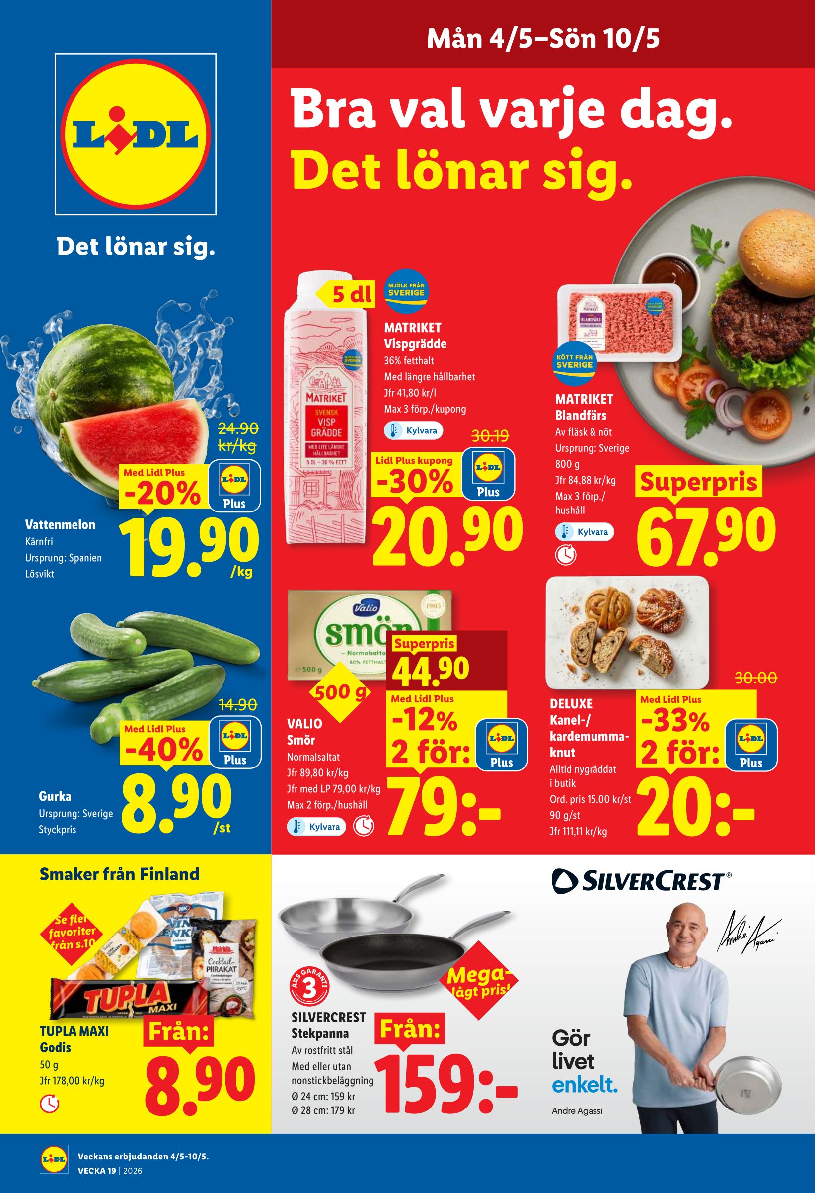 lidl - Aktuellt Lidl reklamblad giltigt från måndag 04/05/2026 till söndag 10/05/2026 - page: 1