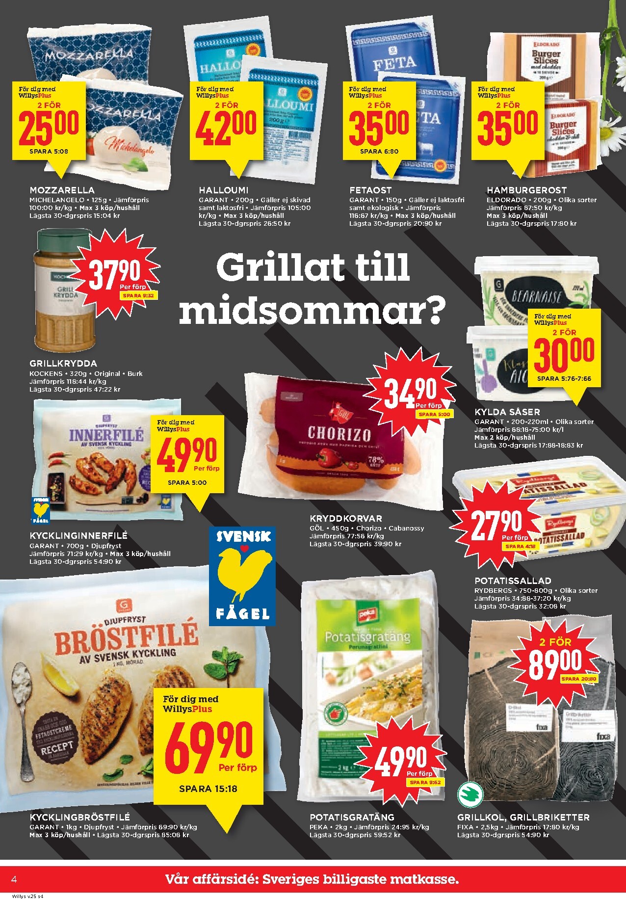 willy-s - Aktuellt Willy's reklamblad från måndag, 15/06/2026 till söndag, 21/06/2026 - page: 4