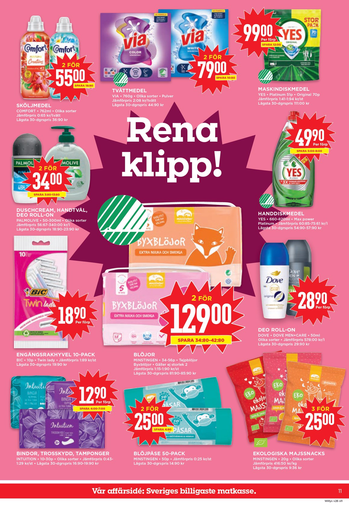 willy-s - Aktuellt Willy's reklamblad från måndag, 22/06/2026 till söndag, 28/06/2026 - page: 11