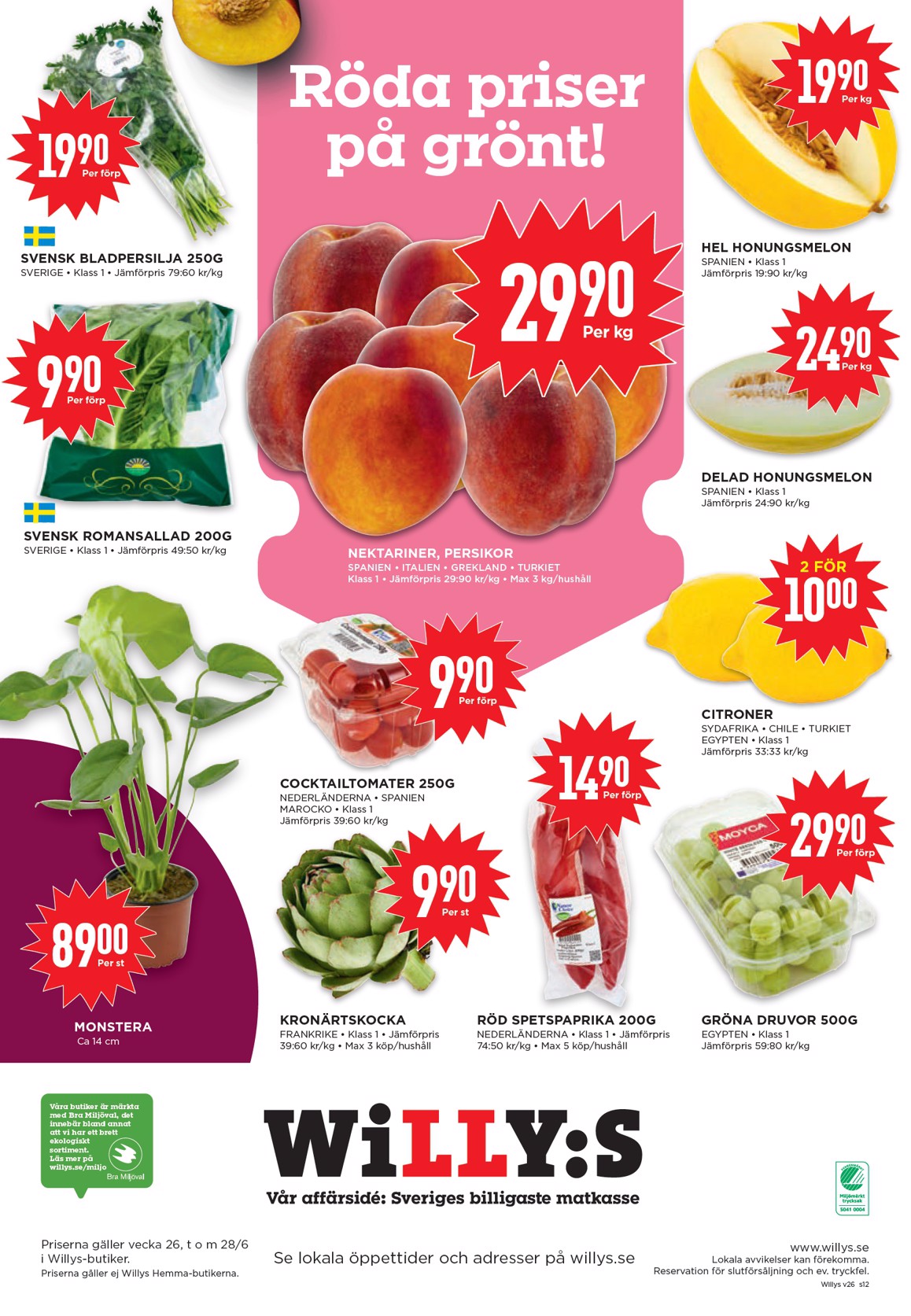 willy-s - Aktuellt Willy's reklamblad från måndag, 22/06/2026 till söndag, 28/06/2026 - page: 12