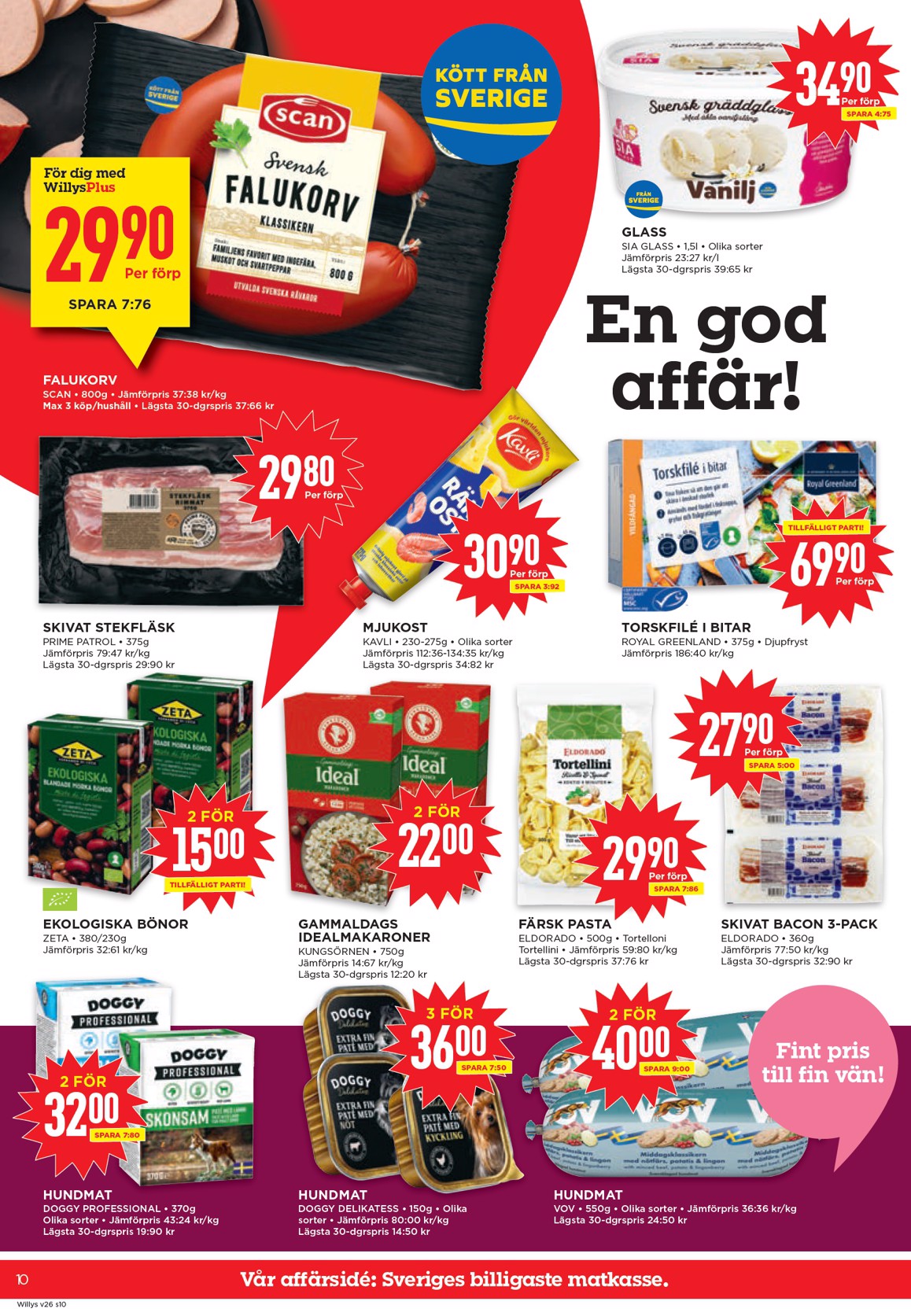 willy-s - Aktuellt Willy's reklamblad från måndag, 22/06/2026 till söndag, 28/06/2026 - page: 10