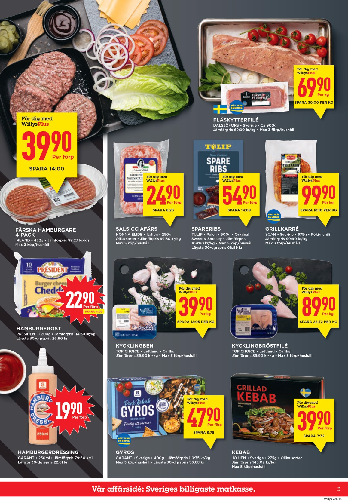 willy-s - Aktuellt Willy's reklamblad från måndag, 22/06/2026 till söndag, 28/06/2026 - page: 3