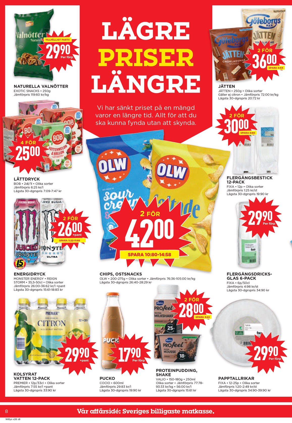 willy-s - Aktuellt Willy's reklamblad från måndag, 22/06/2026 till söndag, 28/06/2026 - page: 8