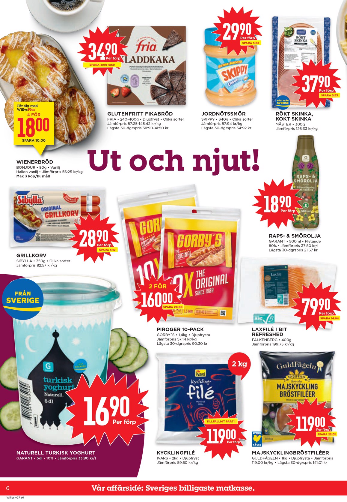 willy-s - Aktuellt Willy's reklamblad från måndag, 29/06/2026 till söndag, 05/07/2026 - page: 6