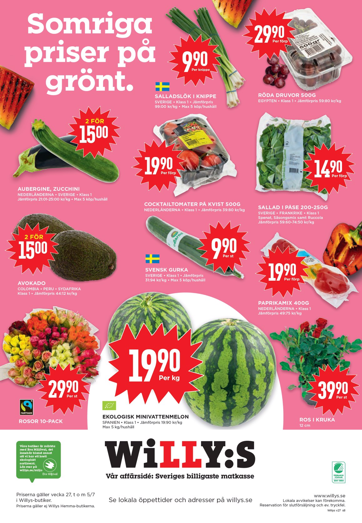 willy-s - Aktuellt Willy's reklamblad från måndag, 29/06/2026 till söndag, 05/07/2026 - page: 8