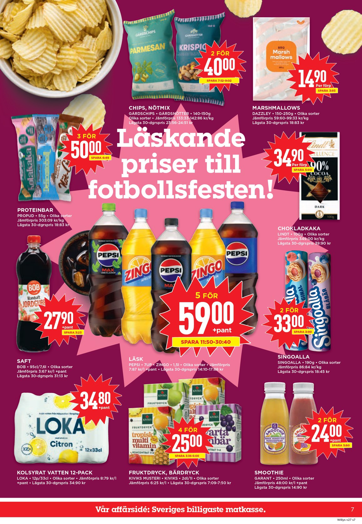 willy-s - Aktuellt Willy's reklamblad från måndag, 29/06/2026 till söndag, 05/07/2026 - page: 7
