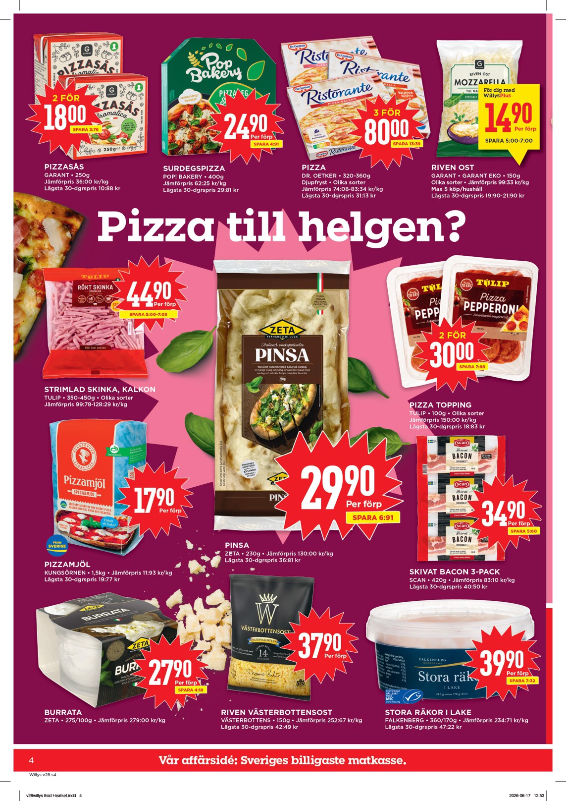 willy-s - Aktuellt Willy's reklamblad från måndag, 06/07/2026 till söndag, 12/07/2026 - page: 4