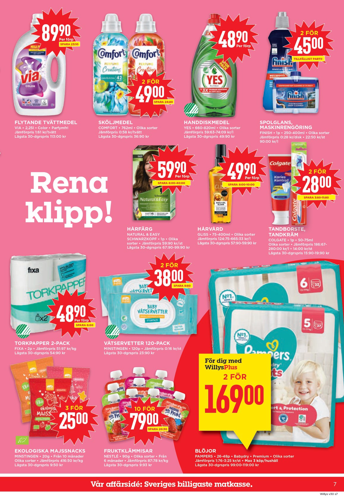 willy-s - Aktuellt Willy's reklamblad från måndag, 20/07/2026 till söndag, 26/07/2026 - page: 7