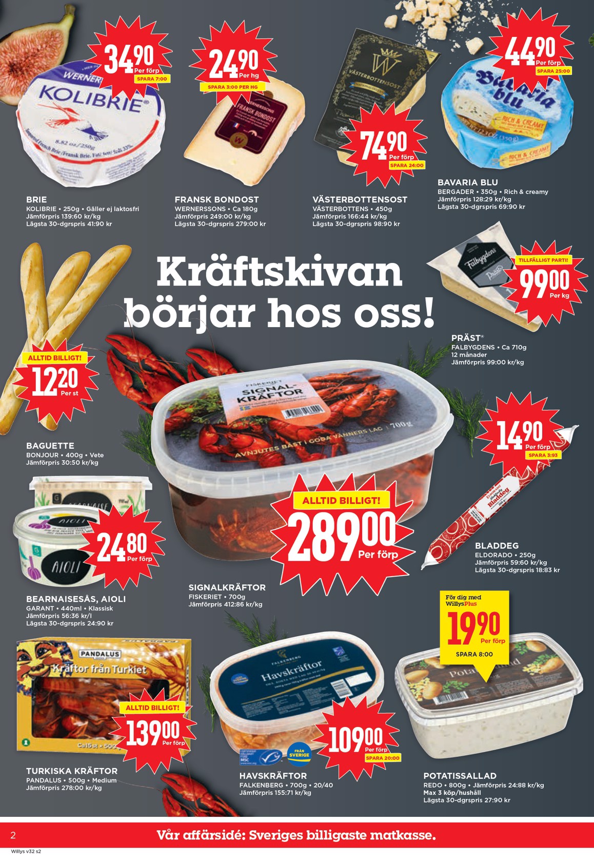 willy-s - Aktuellt Willy's reklamblad från måndag, 03/08/2026 till söndag, 09/08/2026 - page: 2