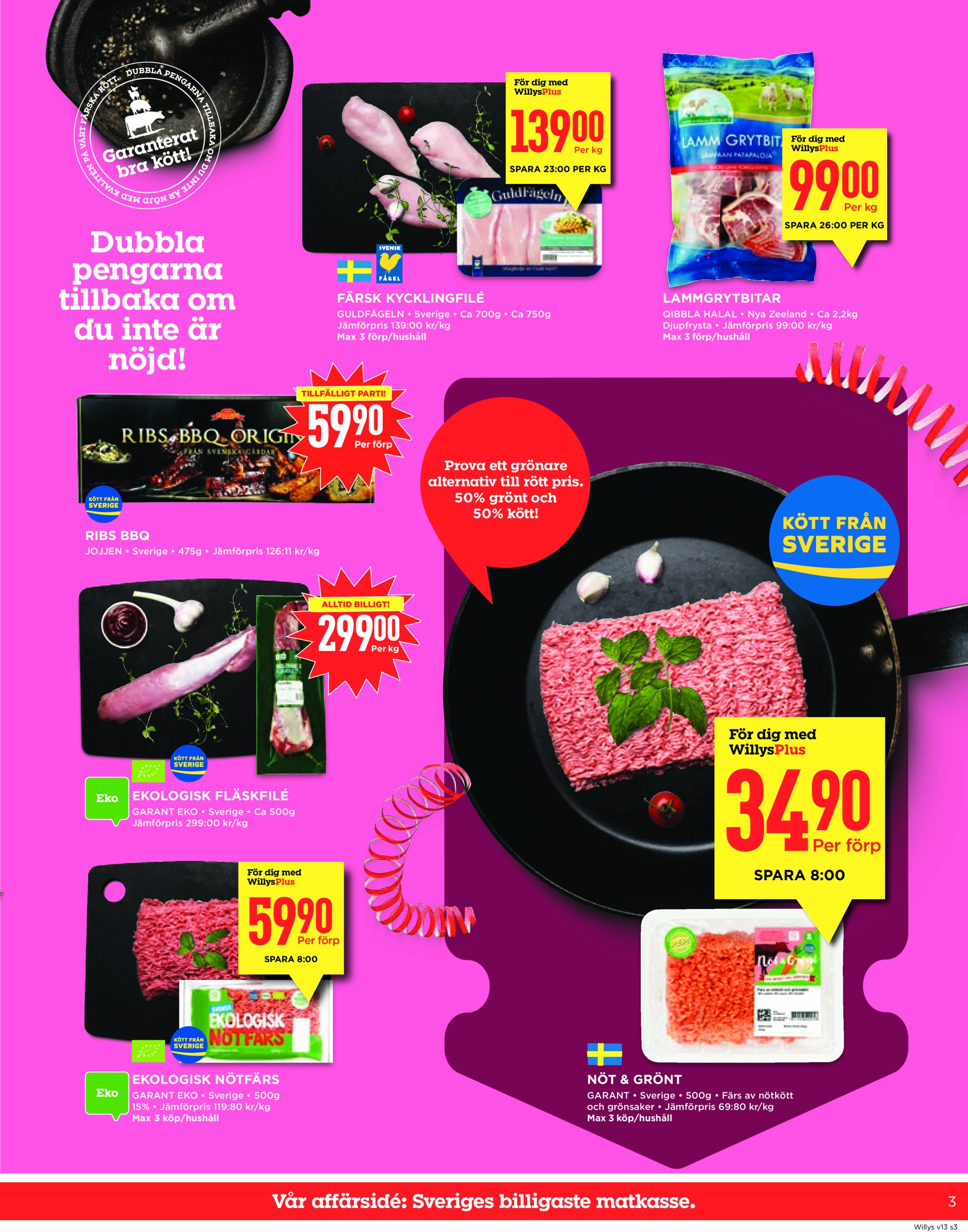 willy-s - Willy's-reklambladet giltigt från 24/03 - 30/03 - page: 3