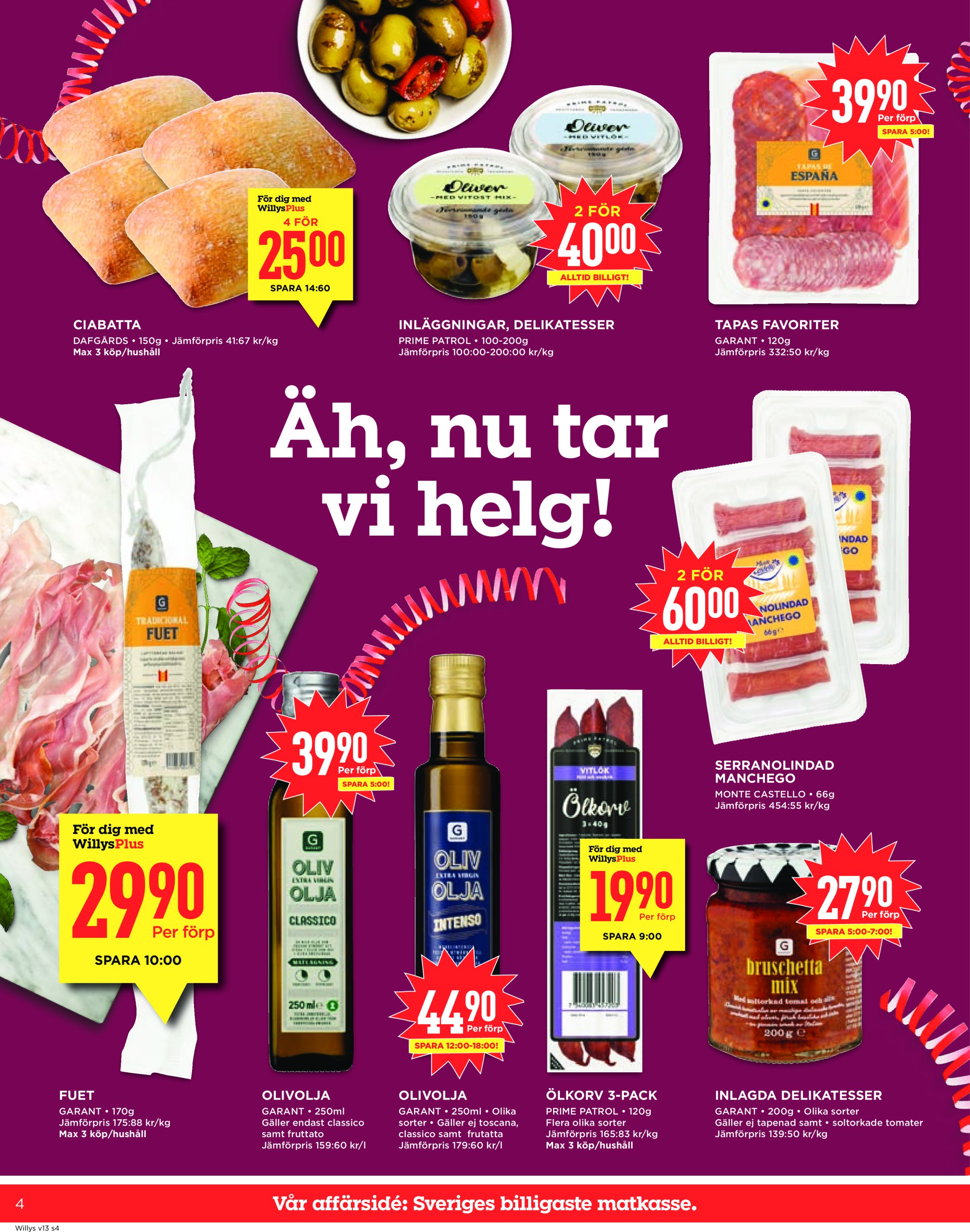 willy-s - Willy's-reklambladet giltigt från 24/03 - 30/03 - page: 4