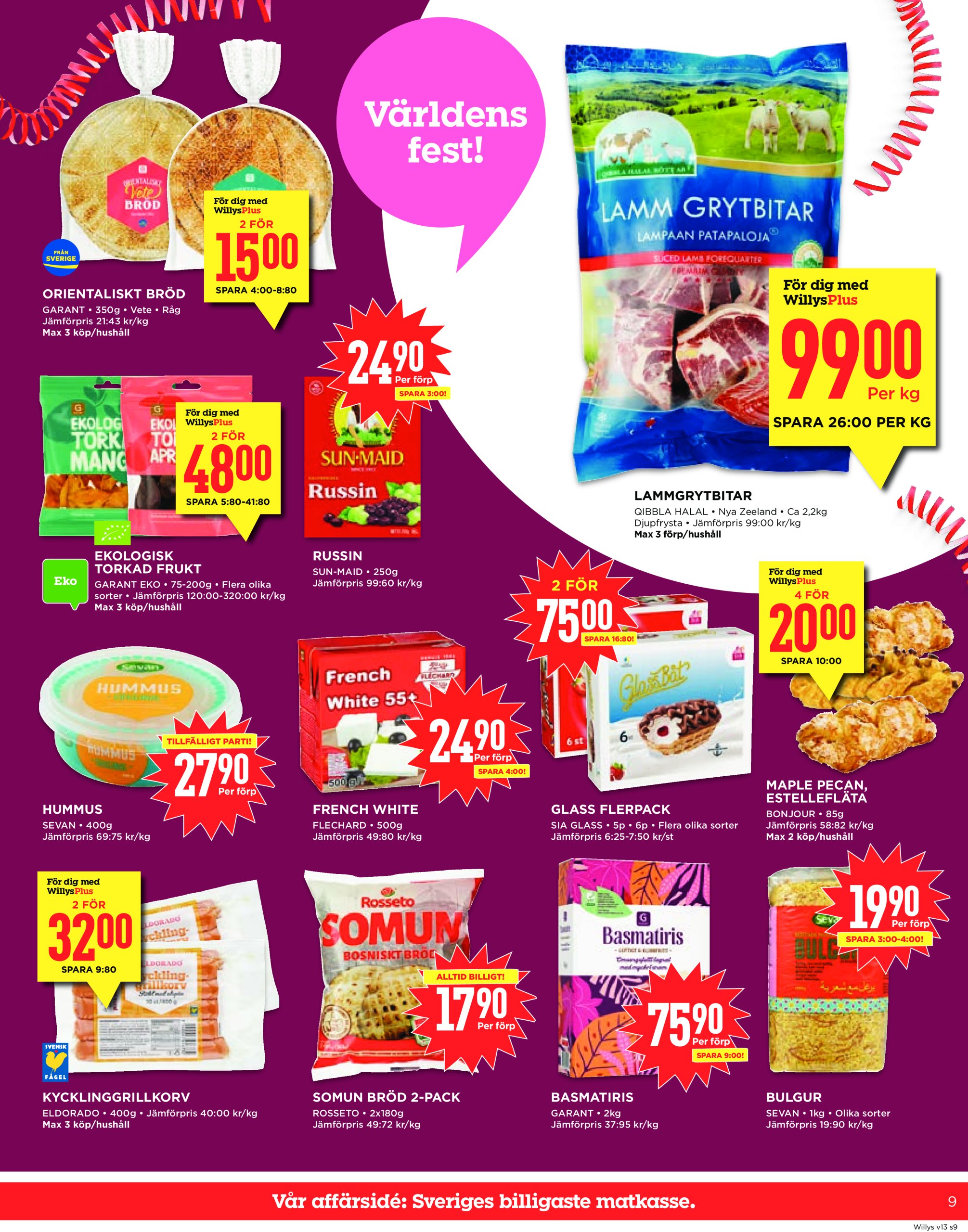 willy-s - Willy's-reklambladet giltigt från 24/03 - 30/03 - page: 9
