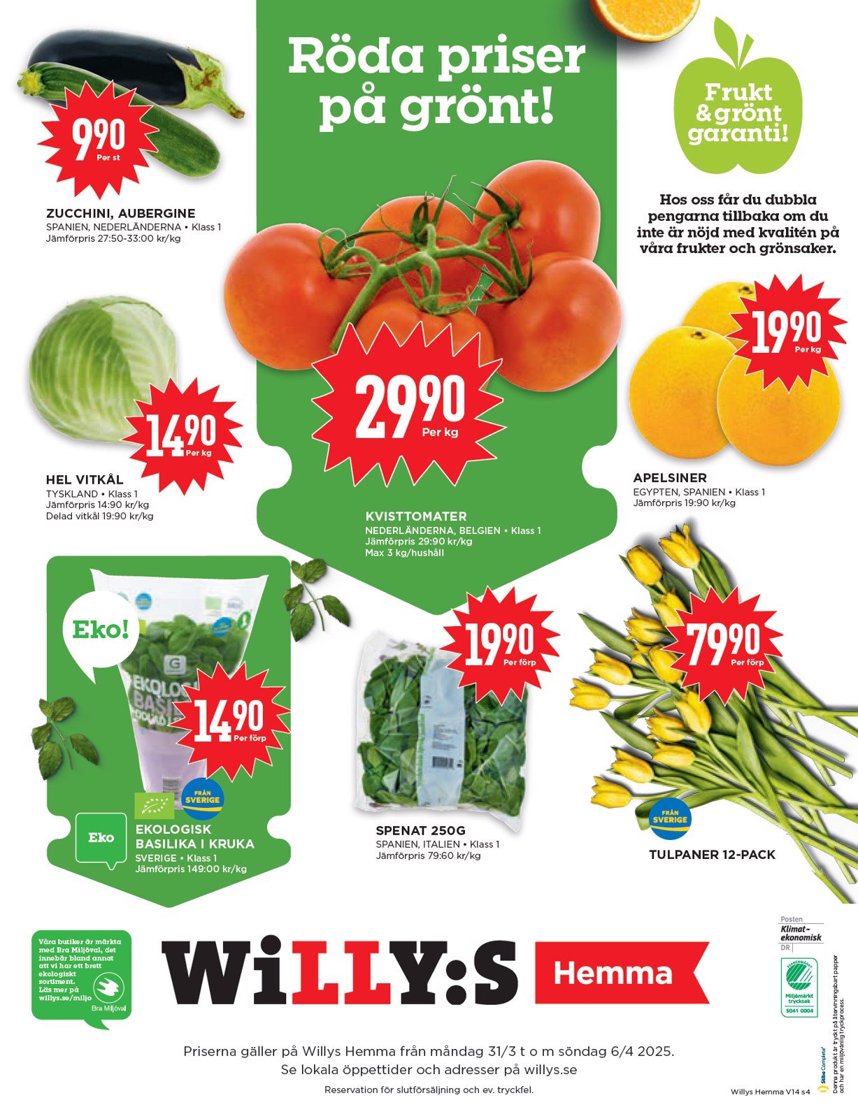 willy-s - Willy's - Hemma-reklambladet giltigt från 31/03 - 06/04 - page: 4