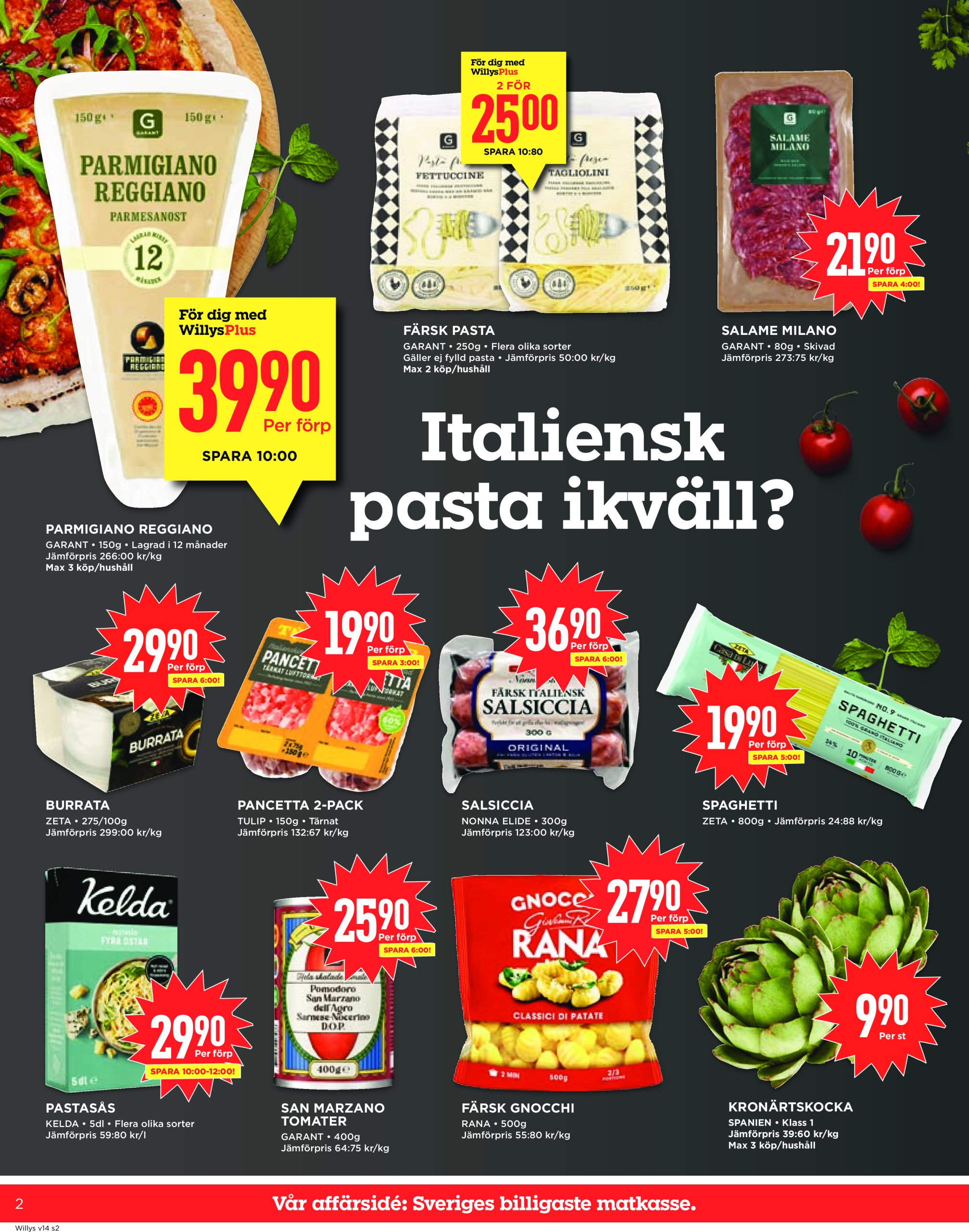 willy-s - Willy's-reklambladet giltigt från 31/03 - 06/04 - page: 2