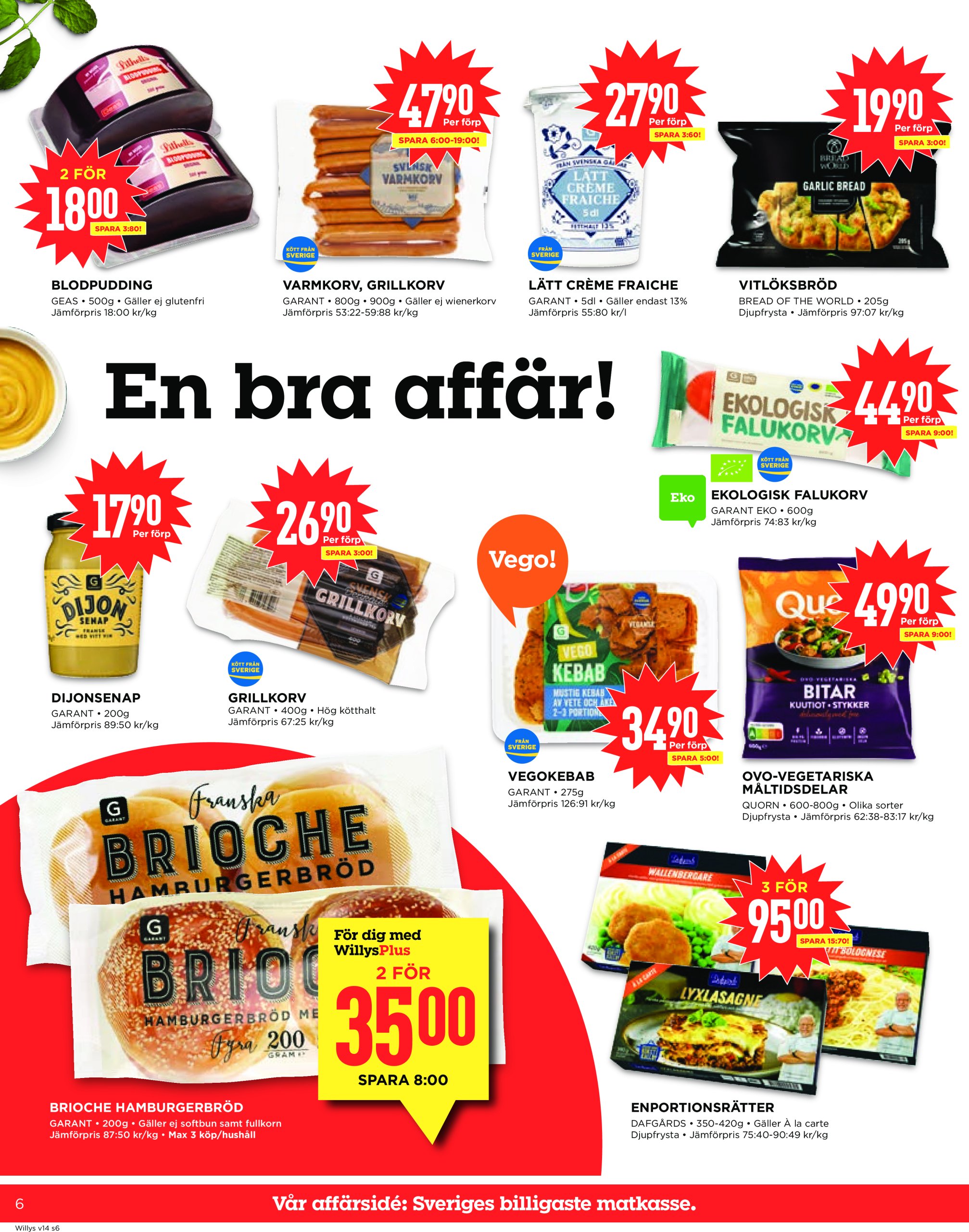 willy-s - Willy's-reklambladet giltigt från 31/03 - 06/04 - page: 6
