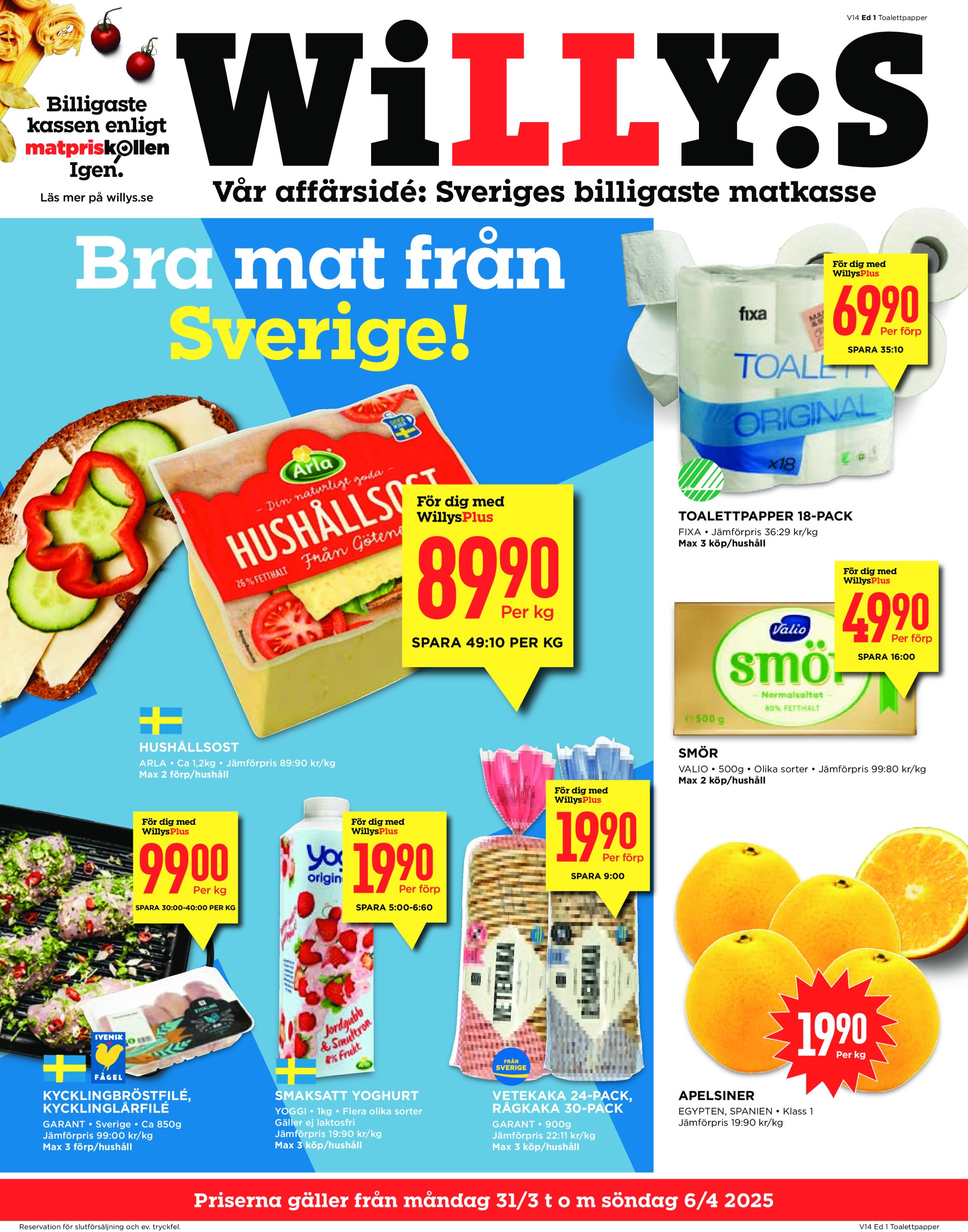 willy-s - Willy's-reklambladet giltigt från 31/03 - 06/04