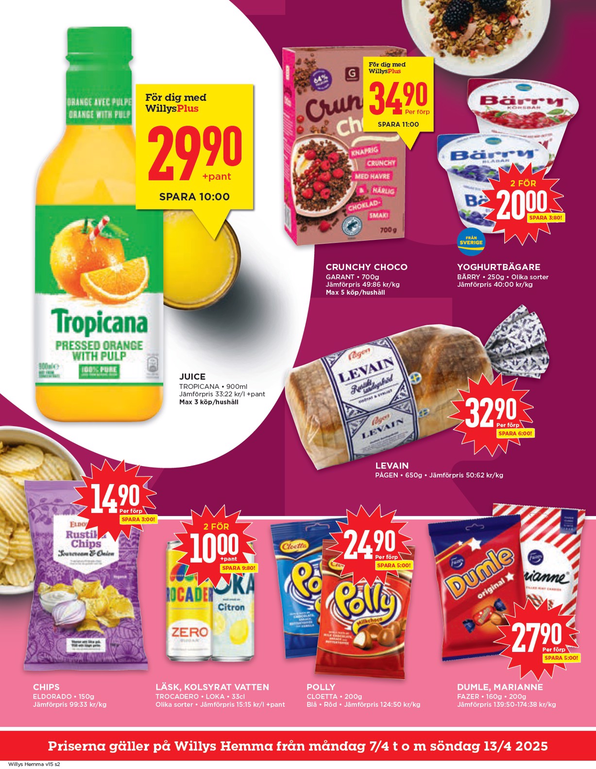 willy-s - Willy's - Hemma-reklambladet giltigt från 07/04 - 13/04 - page: 2