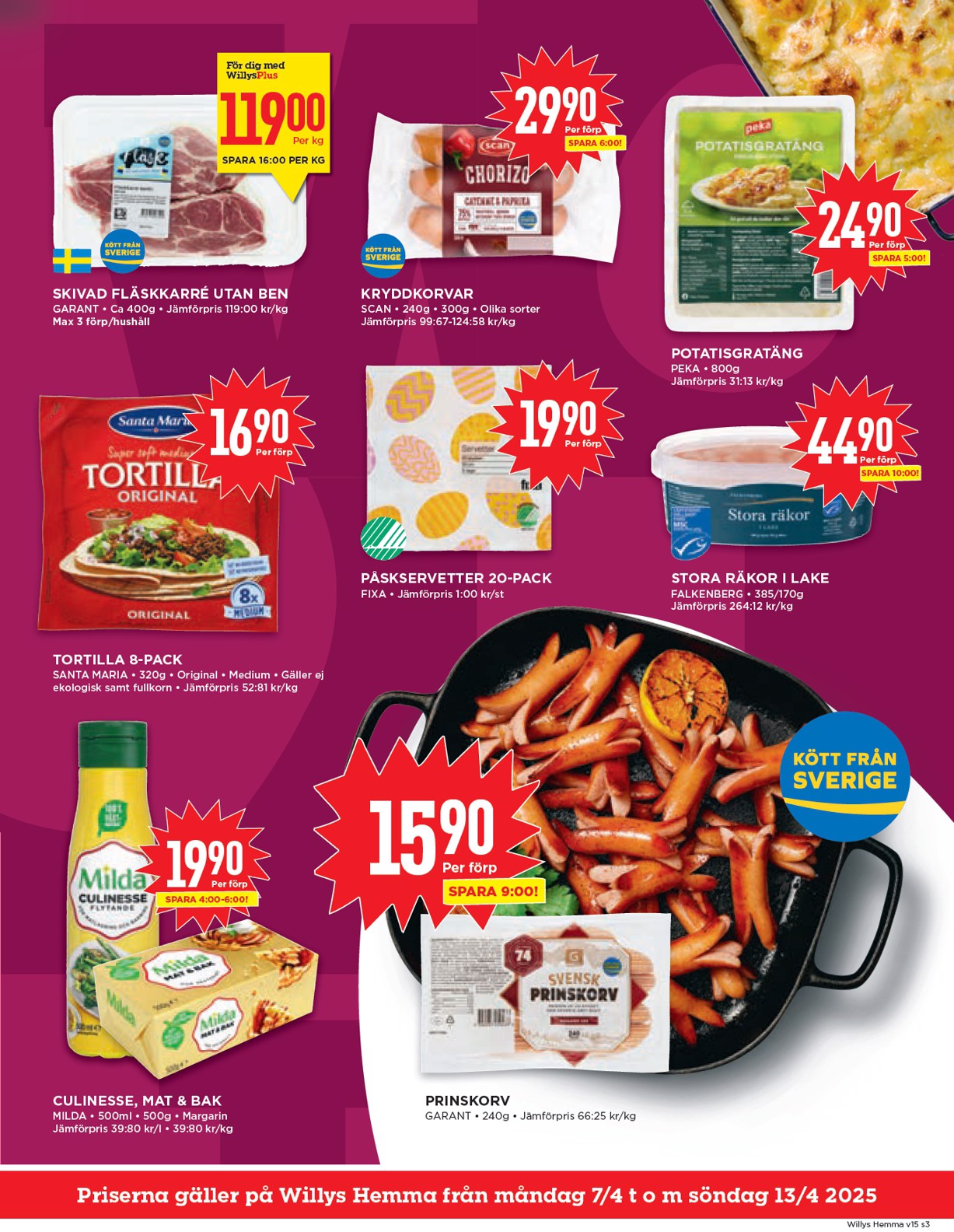 willy-s - Willy's - Hemma-reklambladet giltigt från 07/04 - 13/04 - page: 3