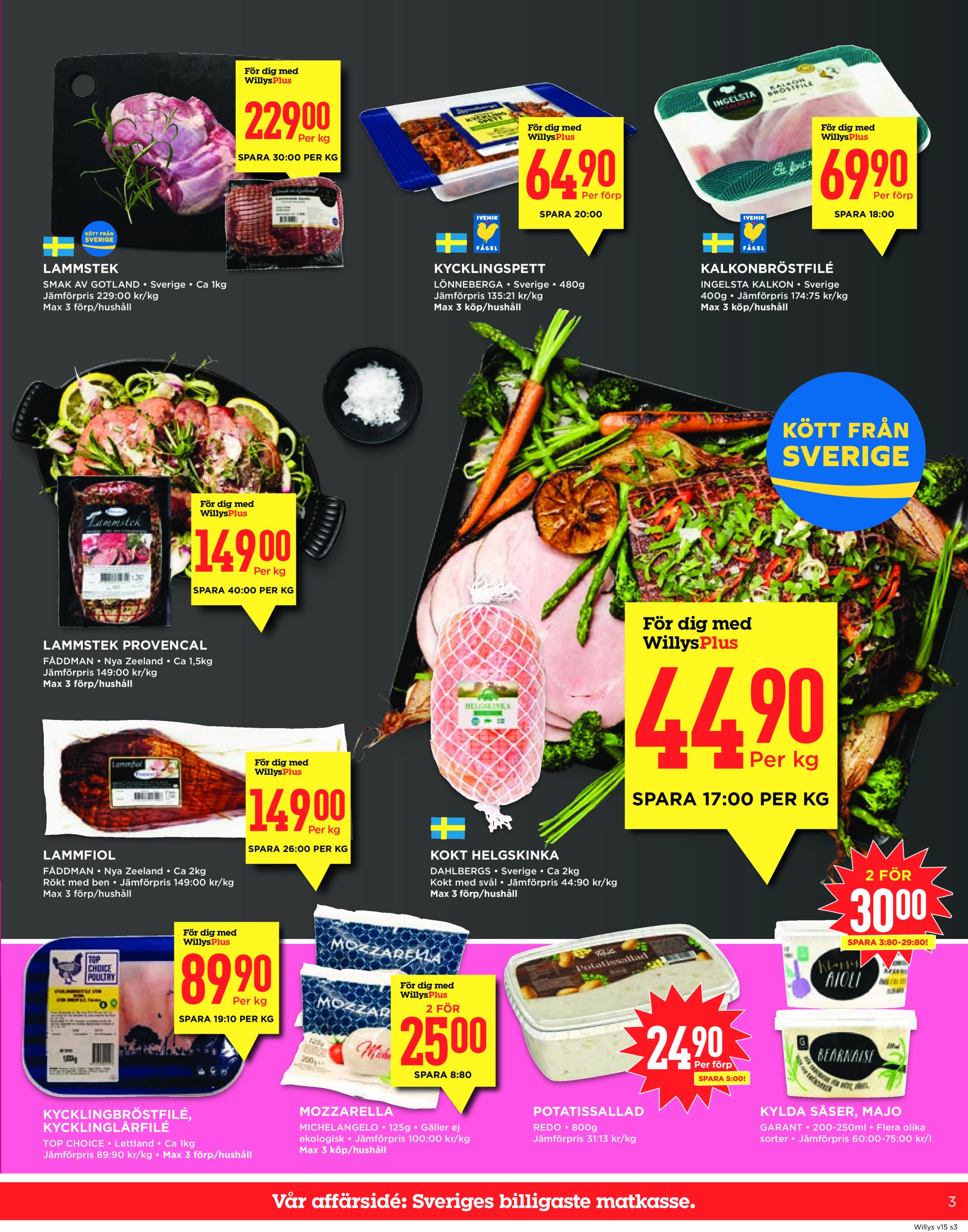 willy-s - Willy's-reklambladet giltigt från 07/04 - 13/04 - page: 3