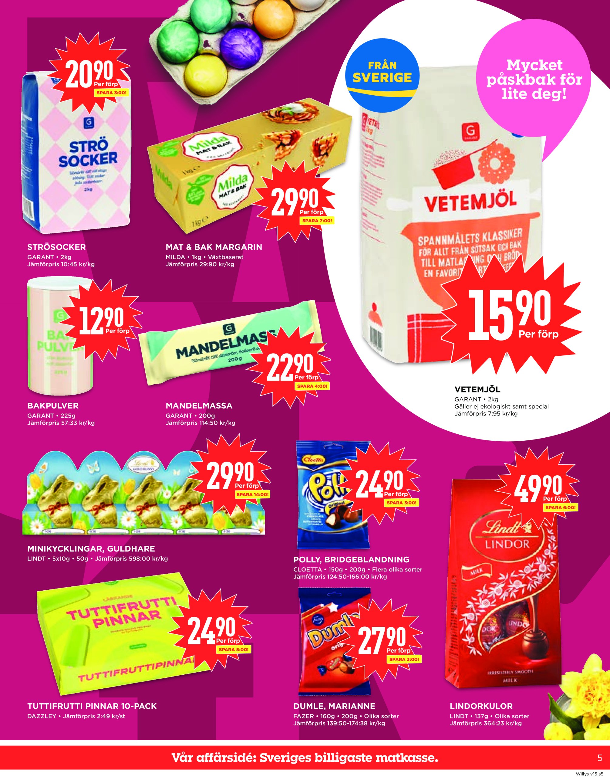 willy-s - Willy's-reklambladet giltigt från 07/04 - 13/04 - page: 5