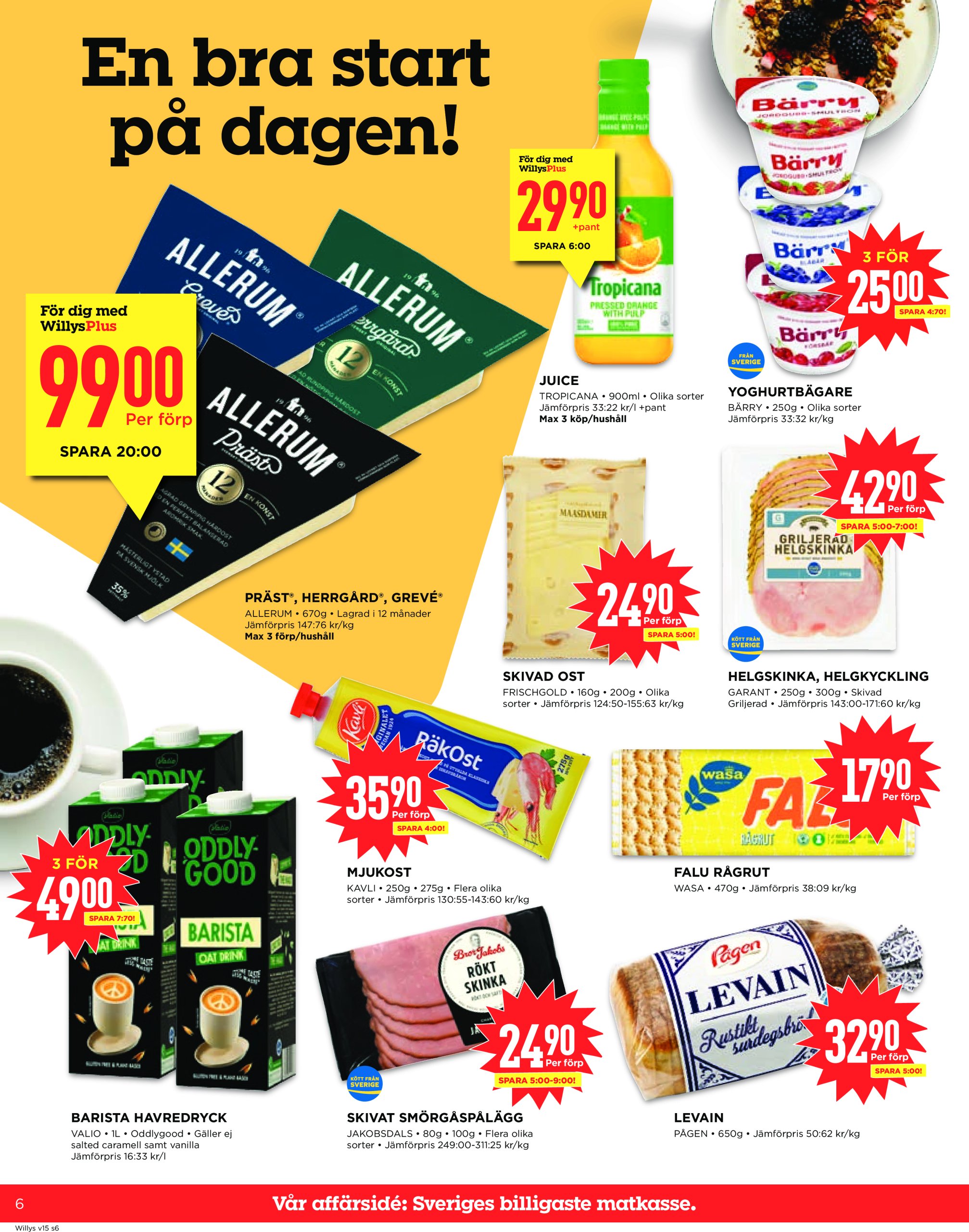 willy-s - Willy's-reklambladet giltigt från 07/04 - 13/04 - page: 6