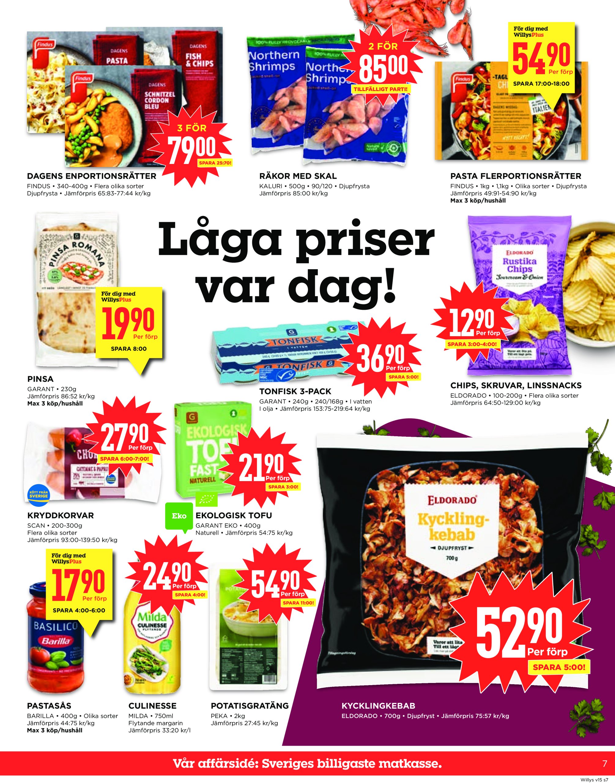 willy-s - Willy's-reklambladet giltigt från 07/04 - 13/04 - page: 7