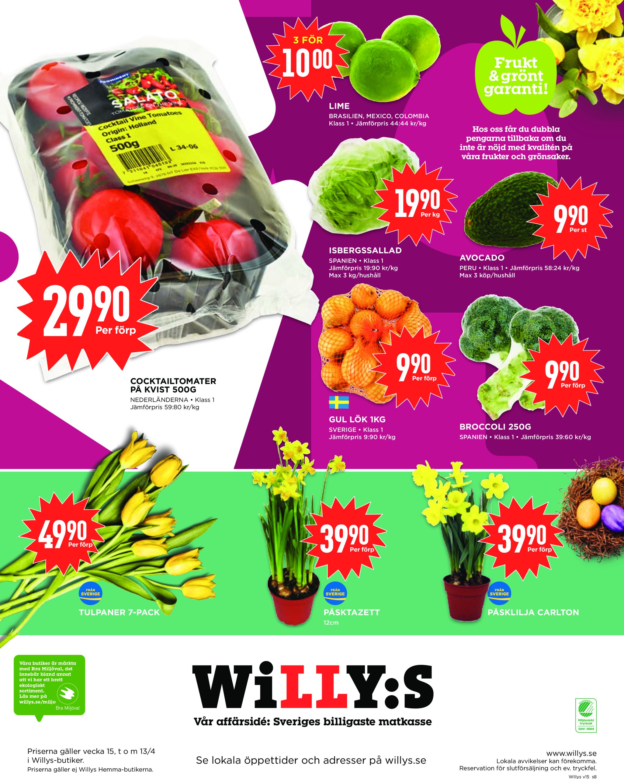 willy-s - Willy's-reklambladet giltigt från 07/04 - 13/04 - page: 8