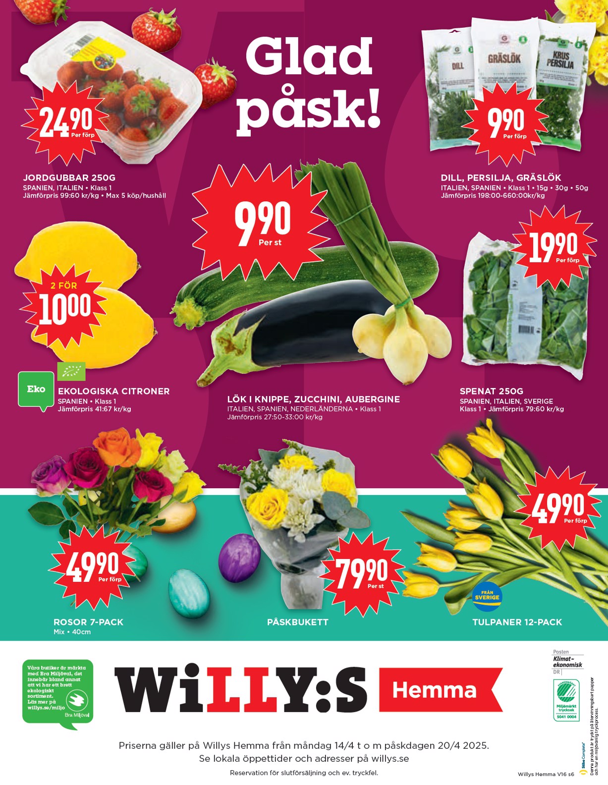 willy-s - Willy's - Hemma-reklambladet giltigt från 14/04 - 20/04 - page: 6