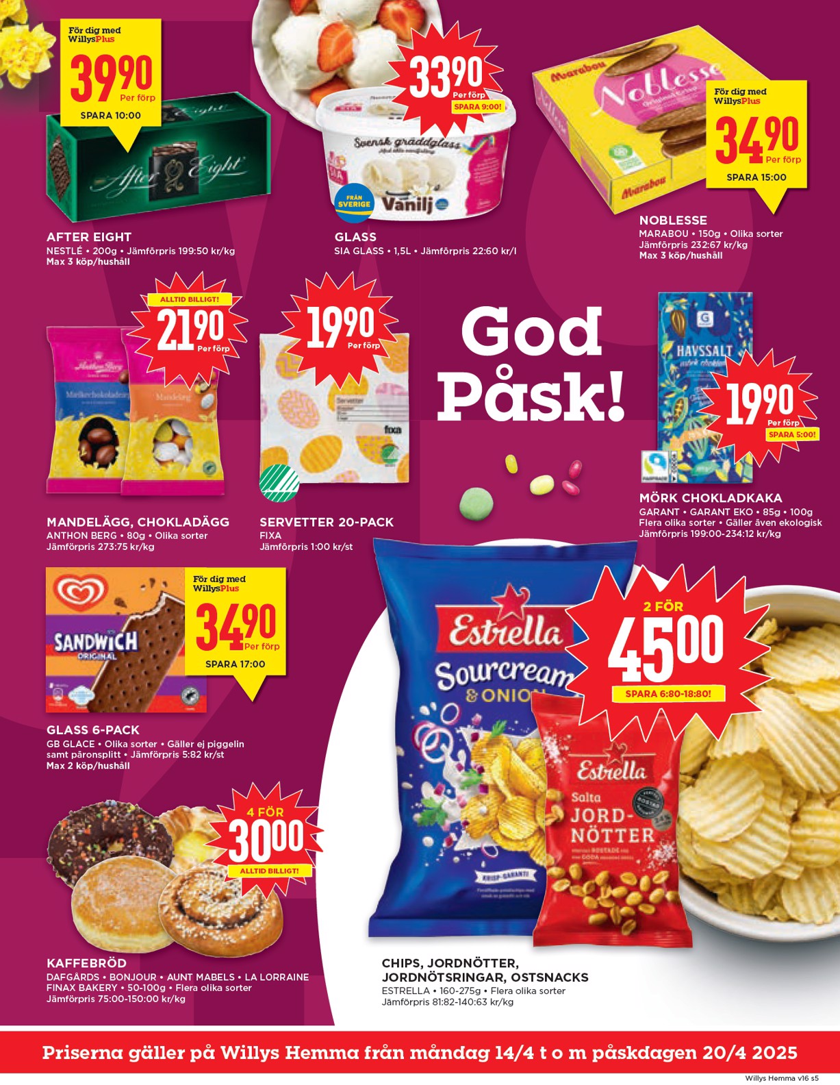 willy-s - Willy's - Hemma-reklambladet giltigt från 14/04 - 20/04 - page: 5