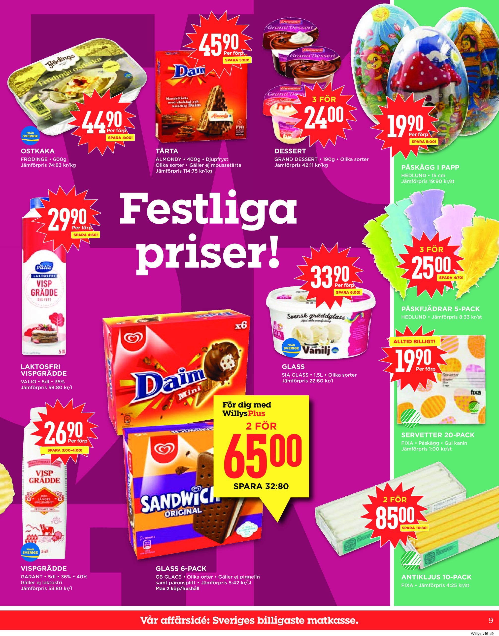 willy-s - Willy's-reklambladet giltigt från 14/04 - 20/04 - page: 9