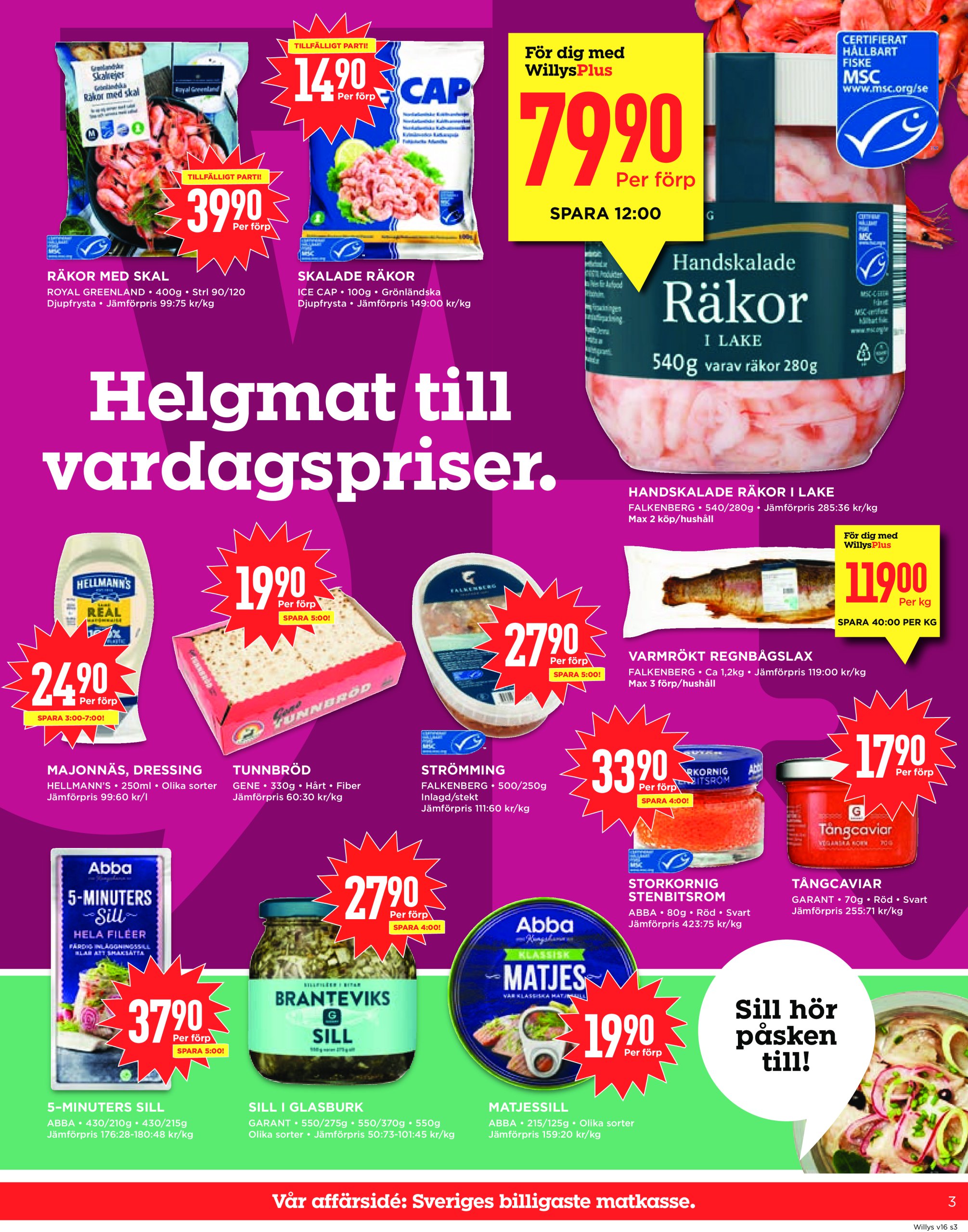 willy-s - Willy's-reklambladet giltigt från 14/04 - 20/04 - page: 3