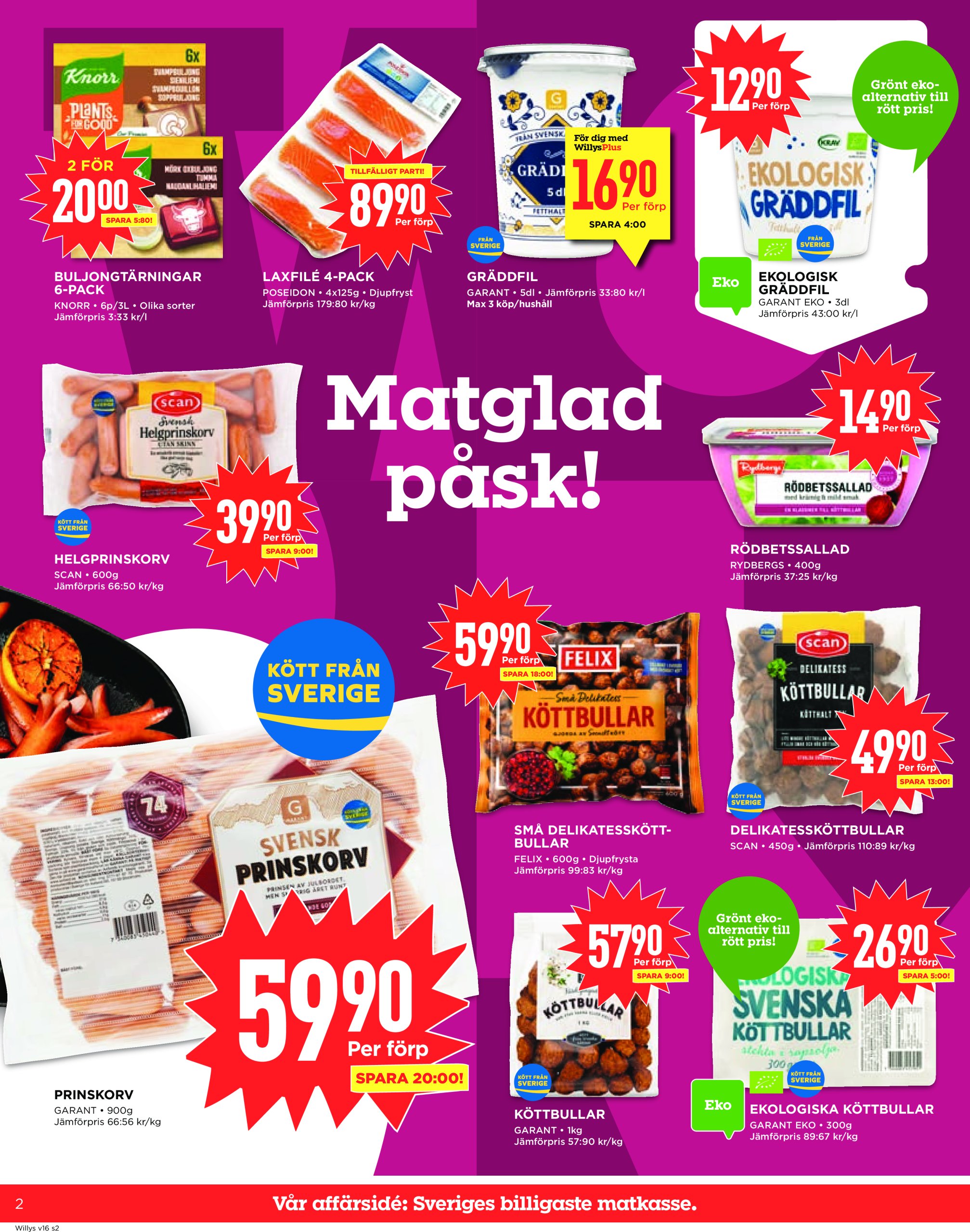 willy-s - Willy's-reklambladet giltigt från 14/04 - 20/04 - page: 2