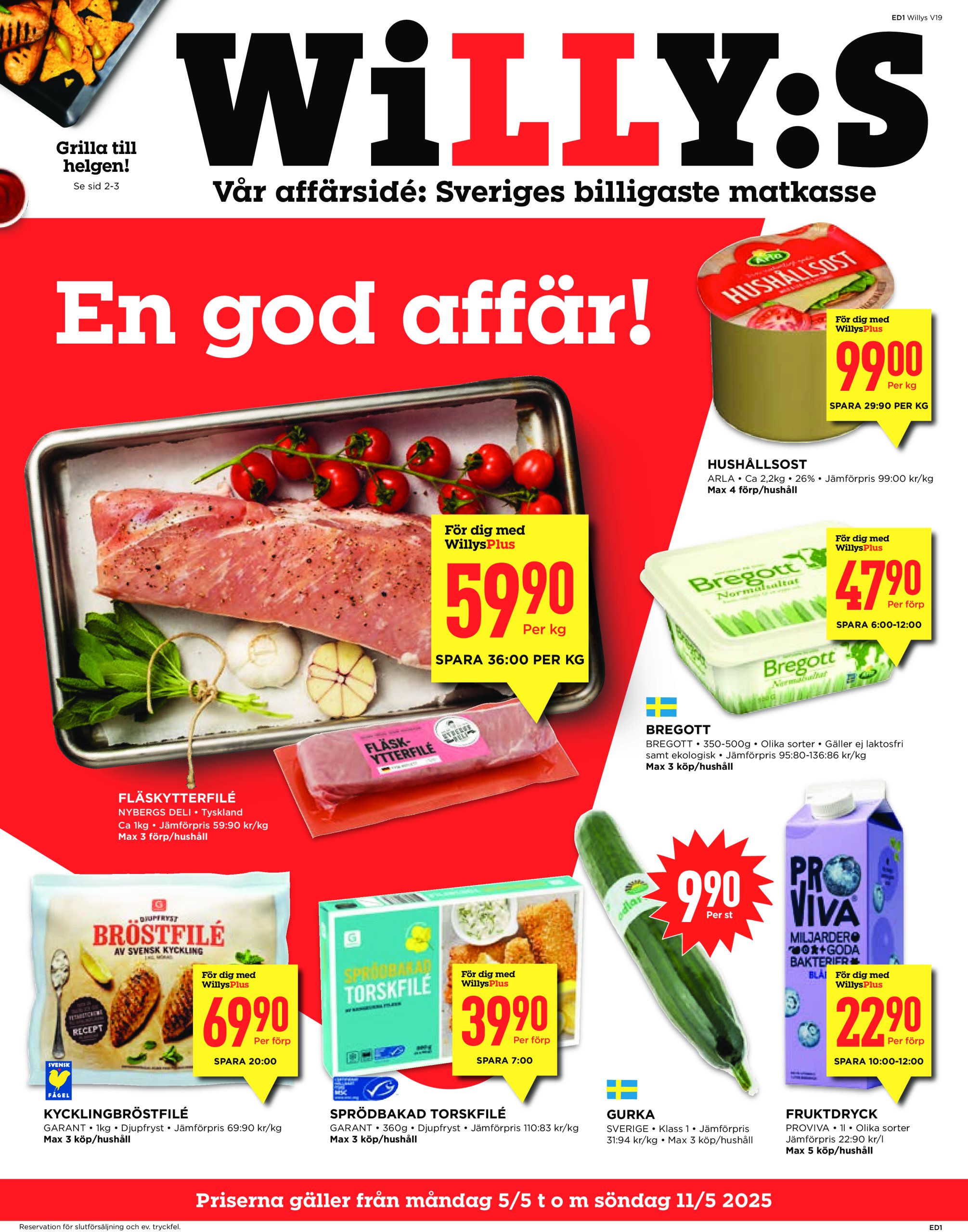 willy-s - Willy's-reklambladet giltigt från 05/05 - 11/05 - page: 1