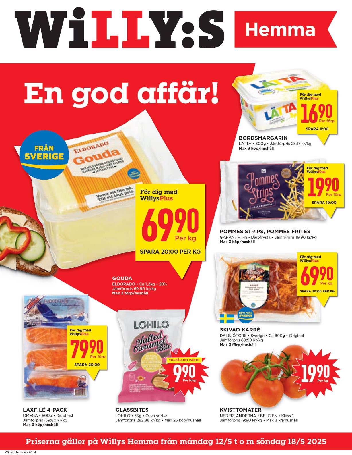 willy-s - Willy's - Hemma-reklambladet giltigt från 12/05 - 18/05