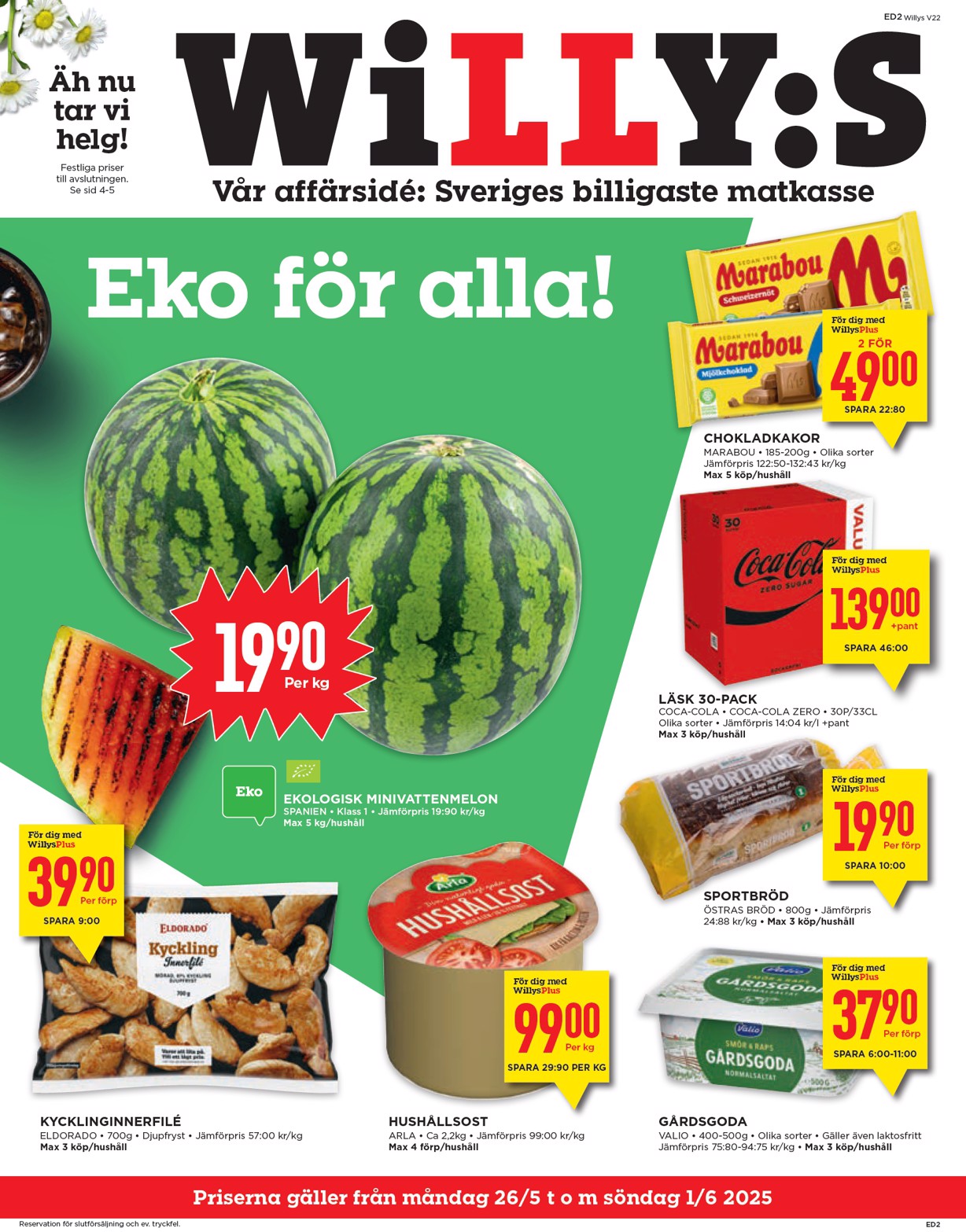 willy-s - Willy's-reklambladet giltigt från 26/05 - 01/06