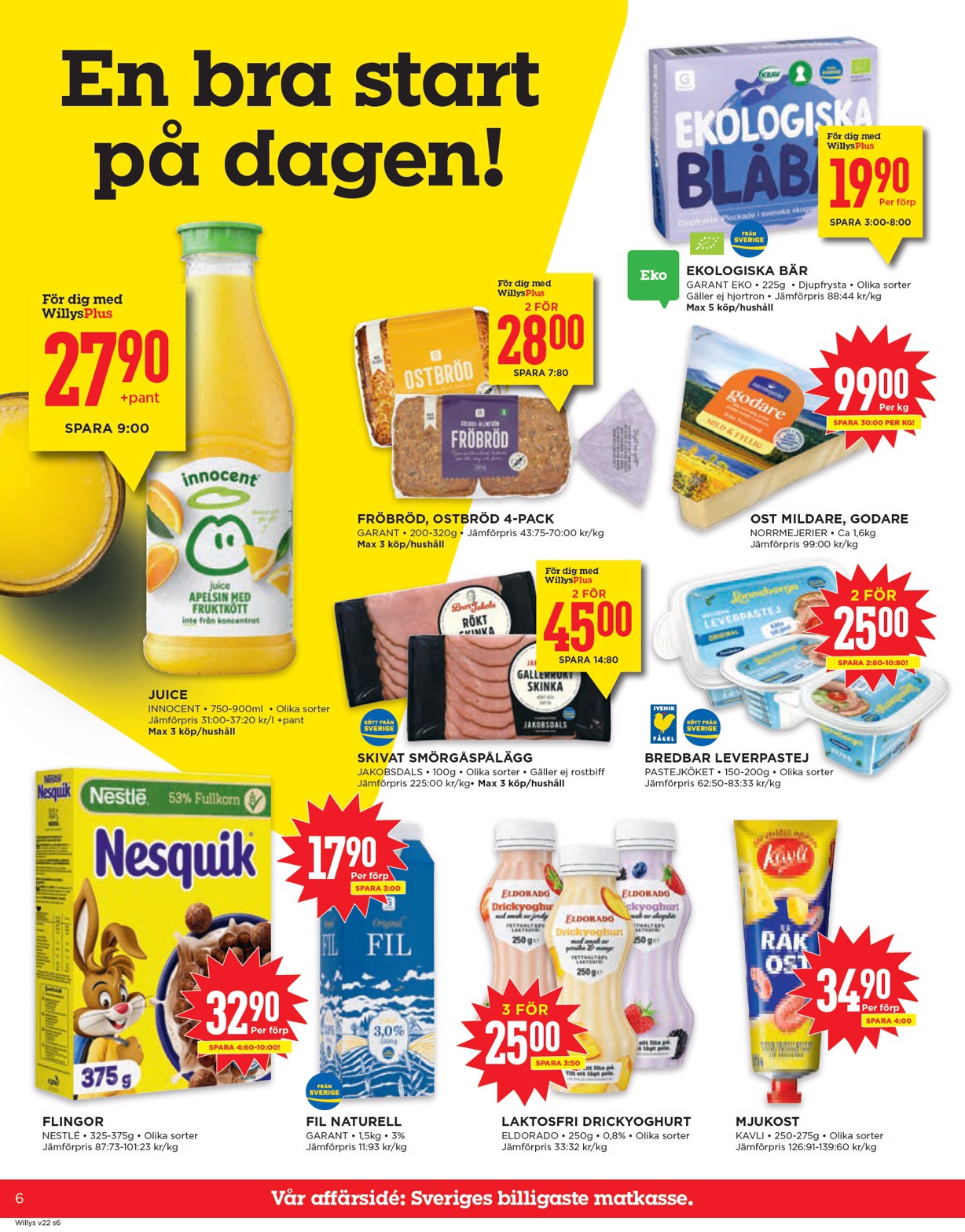 willy-s - Willy's-reklambladet giltigt från 26/05 - 01/06 - page: 6