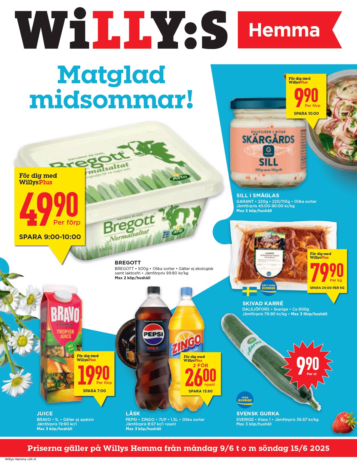 willy-s - Willy's - Hemma-reklambladet giltigt från 09/06 - 15/06